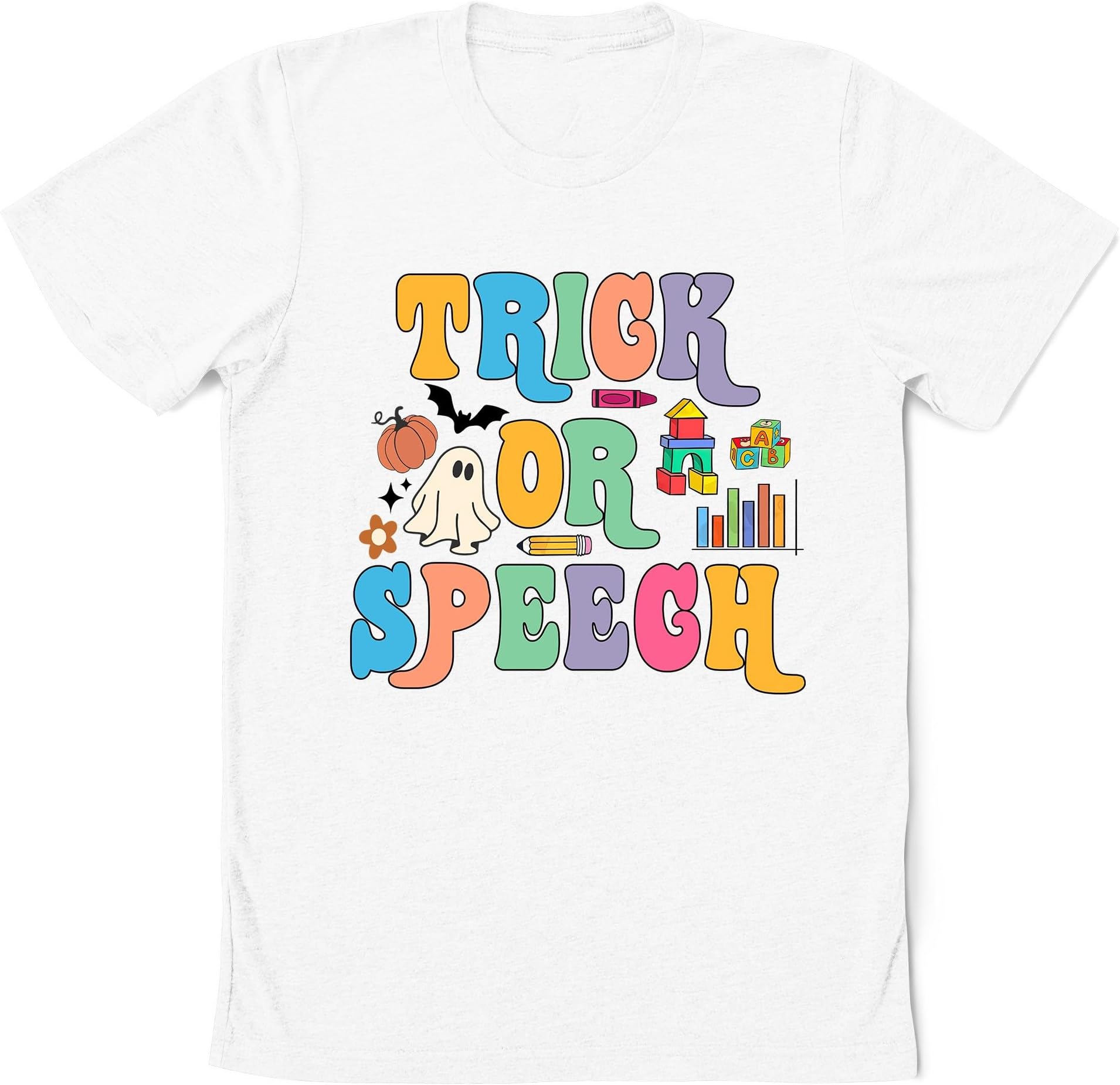 Trick Or Speech Shirt, Halloween SLP Shirt, Speech Therapy, Speech Therapist Shirt, Speech Language Pathologist Gifta