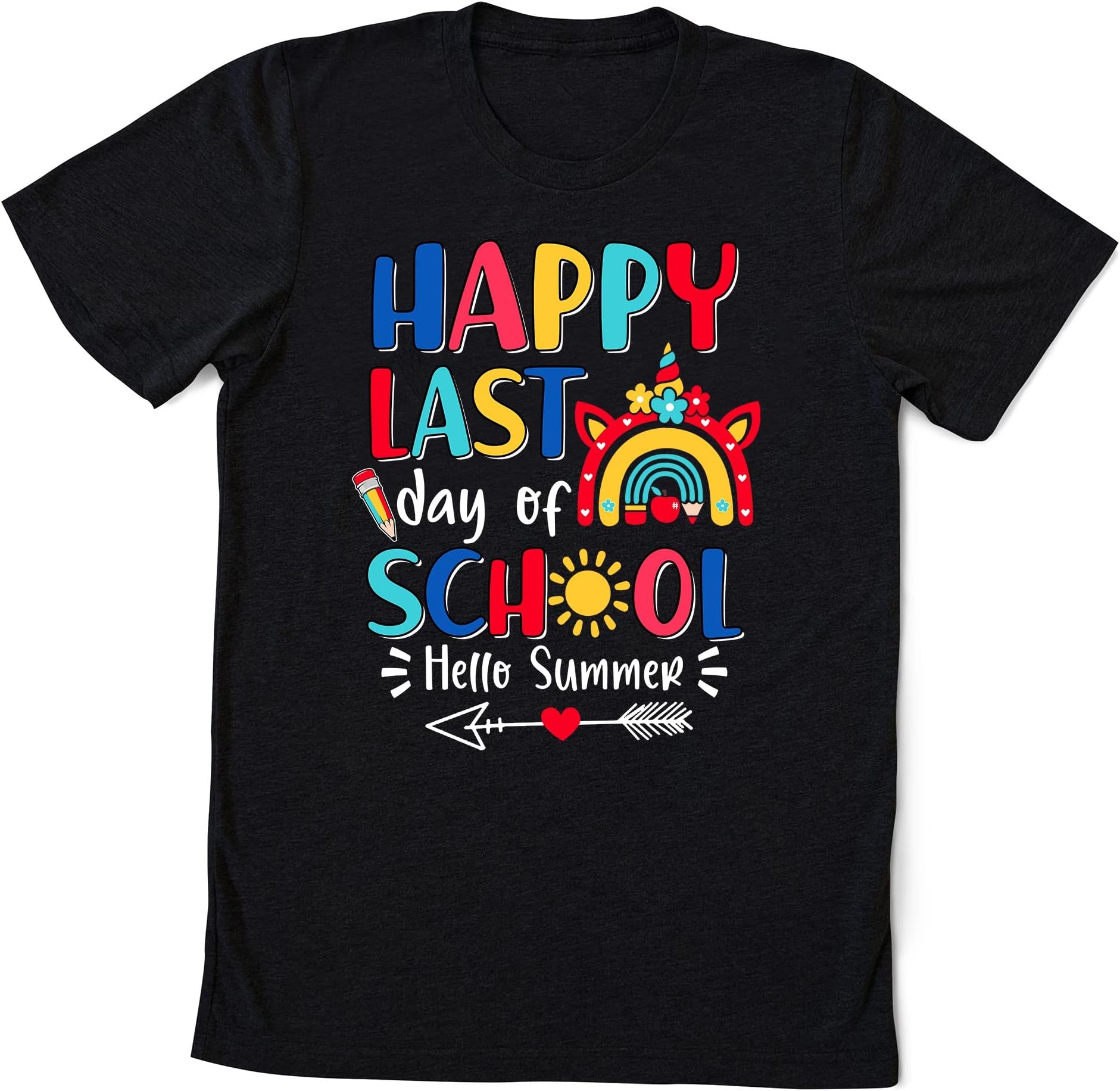 Happy Last Day of School Shirt Teacher Kid Student Graduation T-Shirt, Last Day of School, Teacher Summer G