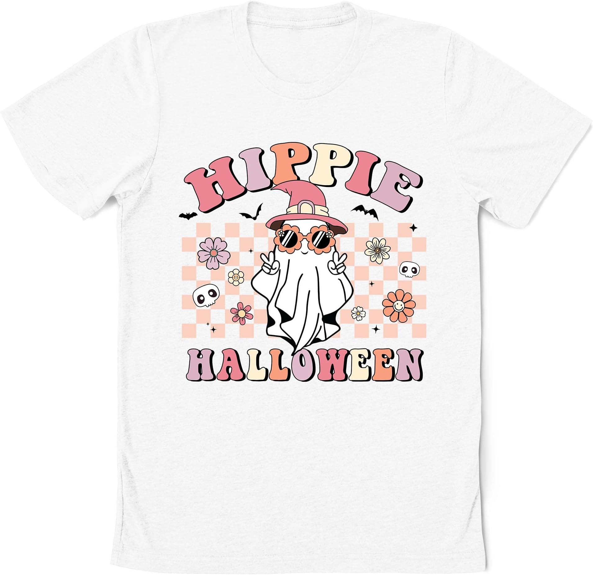 Hippie Halloween Shirt, Groovy Halloween Shirt, Retro Halloween Shirt, Spooky Vibes Shirt, Spooky Hippie Shirt, Halloween Costume GiftA