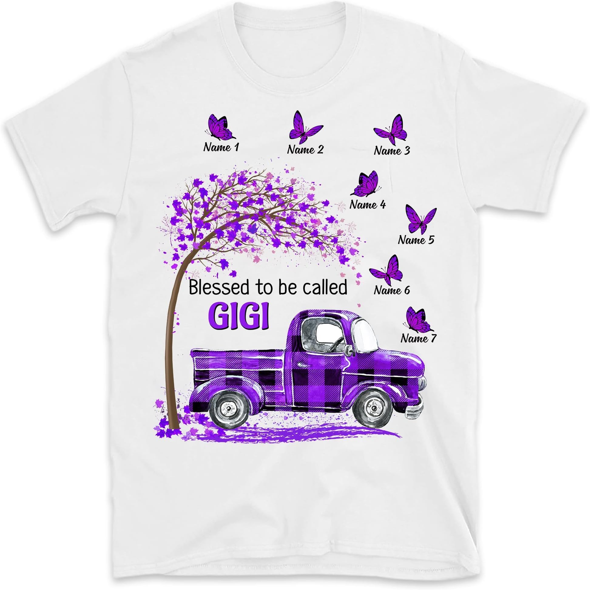 Grandma Mom Butterfly T Shirt, Mother's Day Tee, Butterfly Mimi Nana Shirt, Butterfly Lovers Gift, Gift for Grandma Nana Gigi