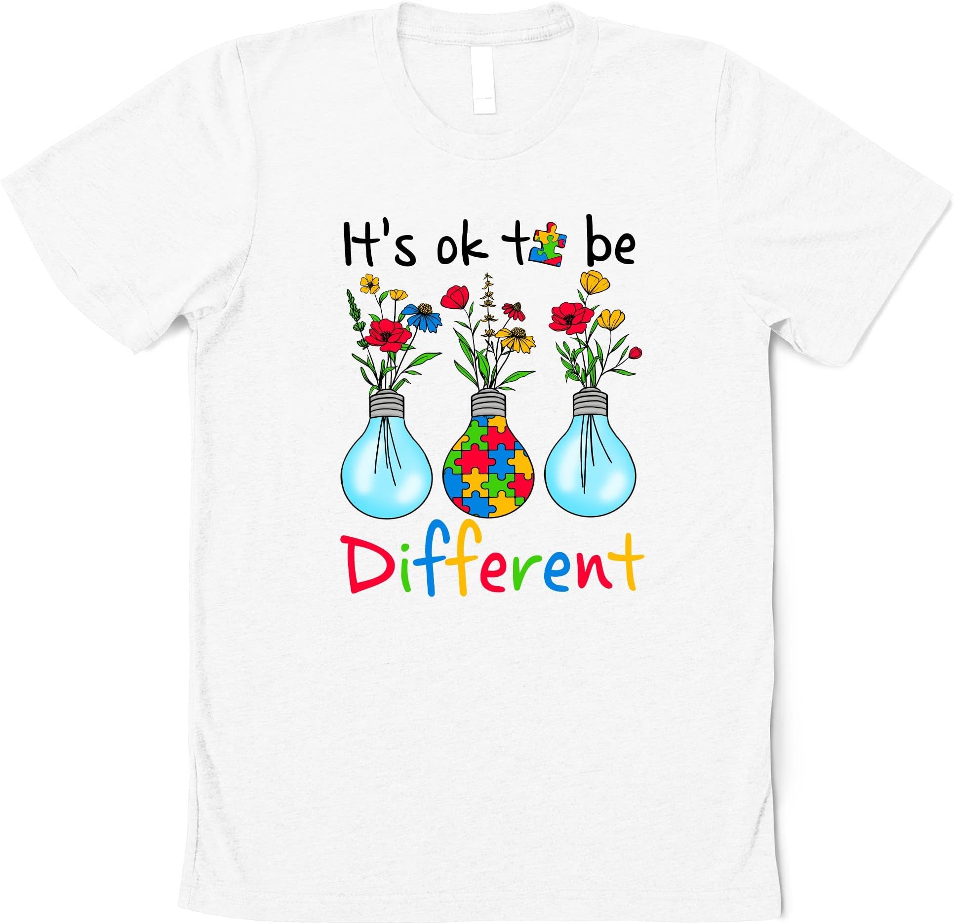 It's Ok to Be Different Shirt, Autism Shirts, Awareness Tee, Autism Tee, It's Ok to Be Different Autism Awareness Shirt, Autism Awareness