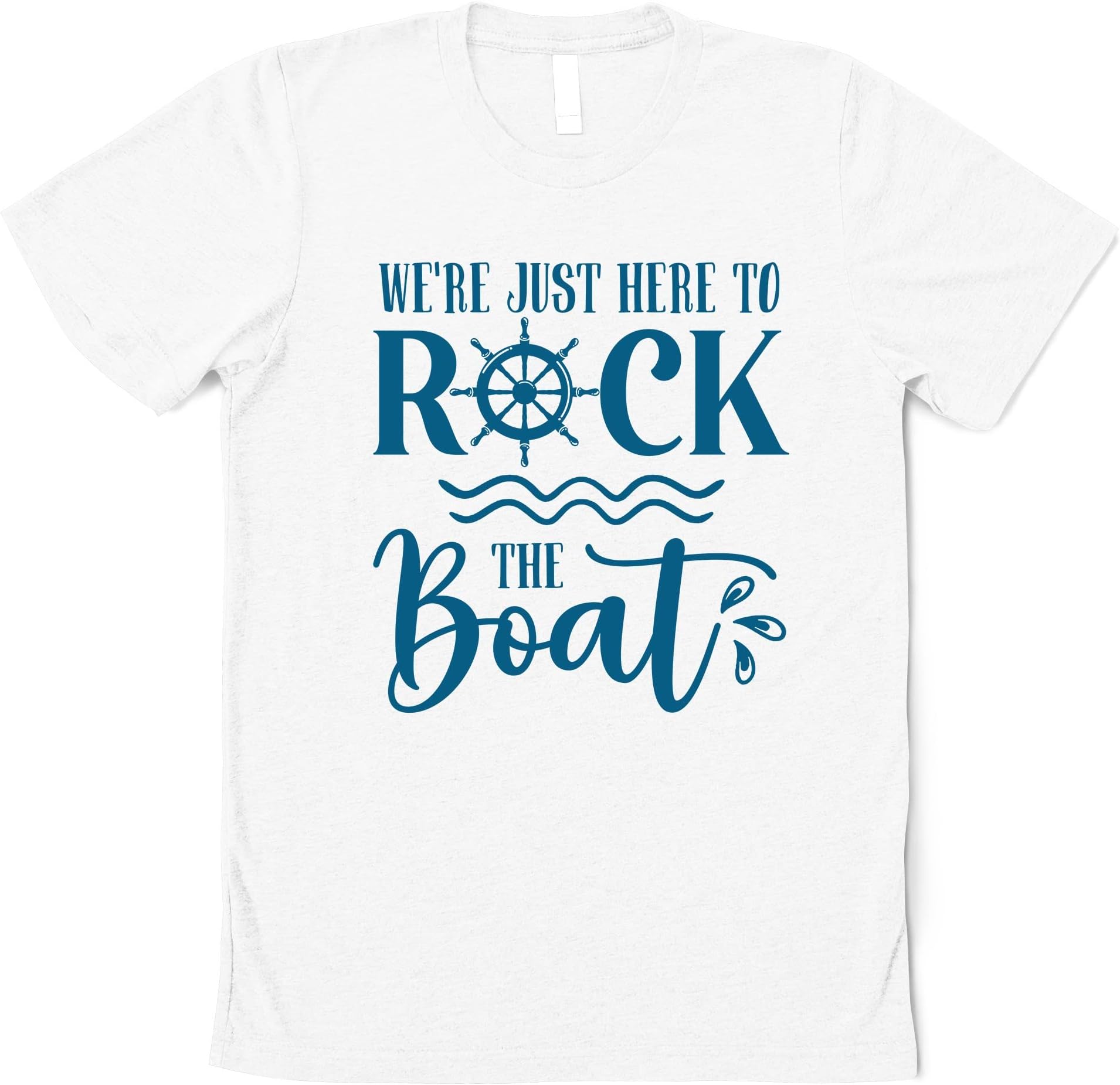 We're Just Here to Rock The Boat Shirt, Matching Group Cruise Tee, Funny Cruise Shirts, Birthday Cruise Cruising Boat Tshirt, Travel Shirts