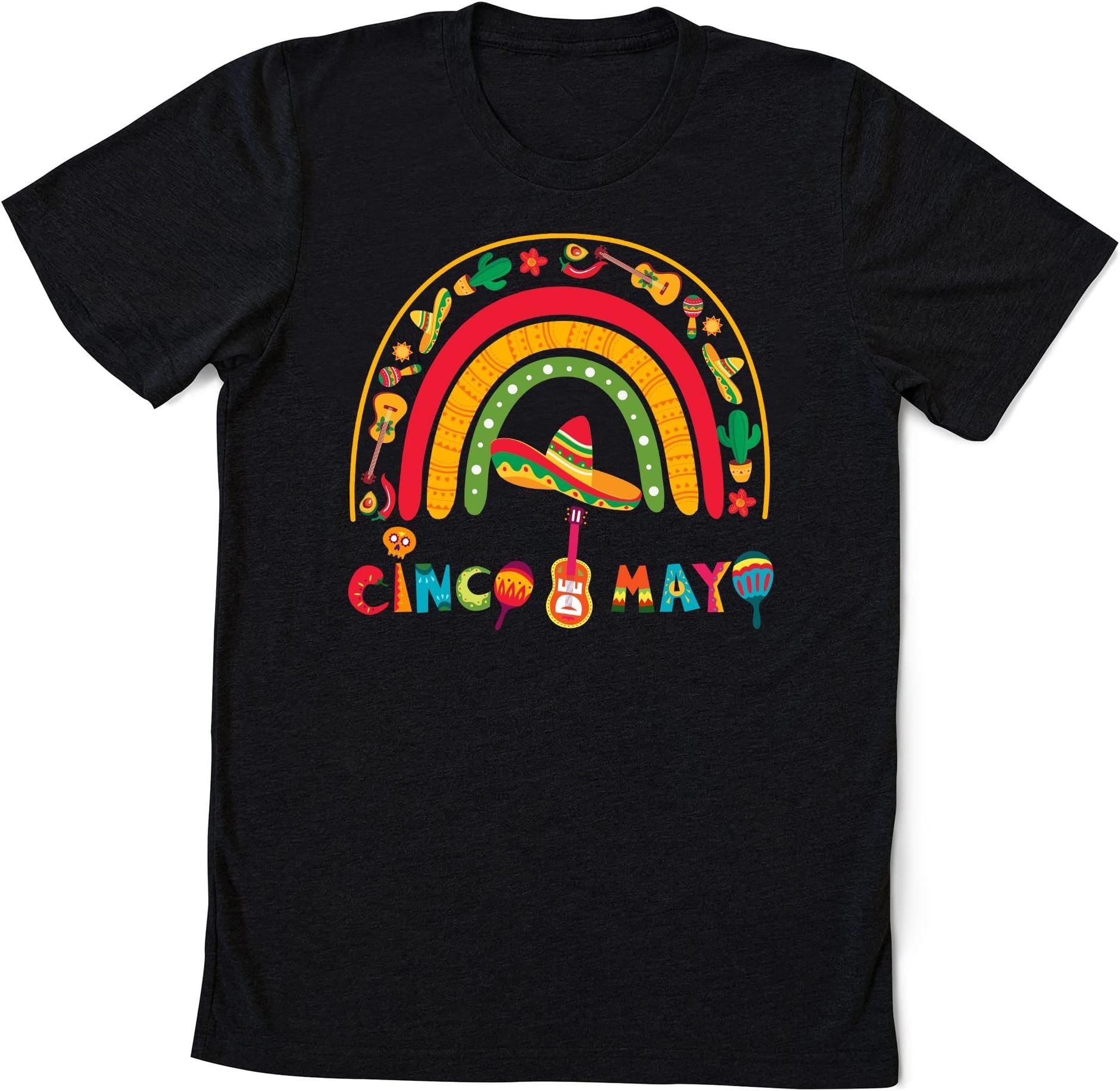Cinco De Mayo Rainbow Shirt, Mexico T-Shirt, Mexican Theme Fiesta Tee, Funny Drinking Tees, Fiesta Mexico, Cinco De Mayo Fiesta Tees