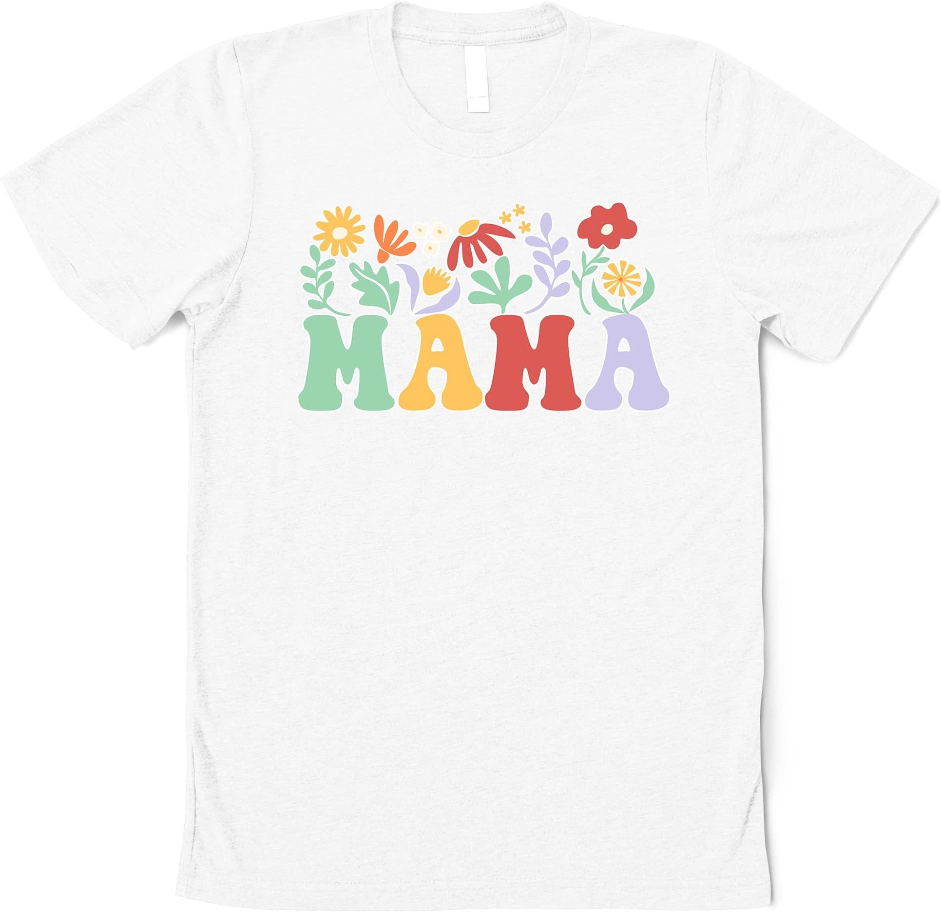 Retro Floral Mama T-Shirt, Mom Shirt for Mom for Mother's Day, Mama T-Shirt, Shirt for Mom for Mother's Day, Mama T-Shirt, Floral Mama
