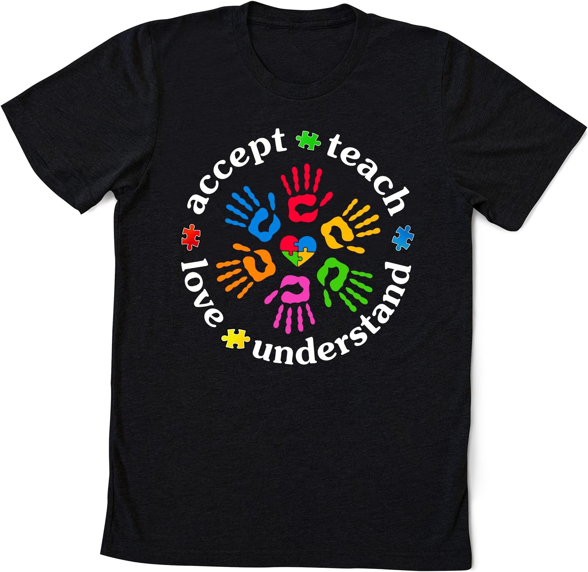 Autism Awareness Shirt, Teach Accept Understand Love Shirt, Neurodivergent Shirt, Special Ed Gift, Autism Support Shirt, Gift for Autism