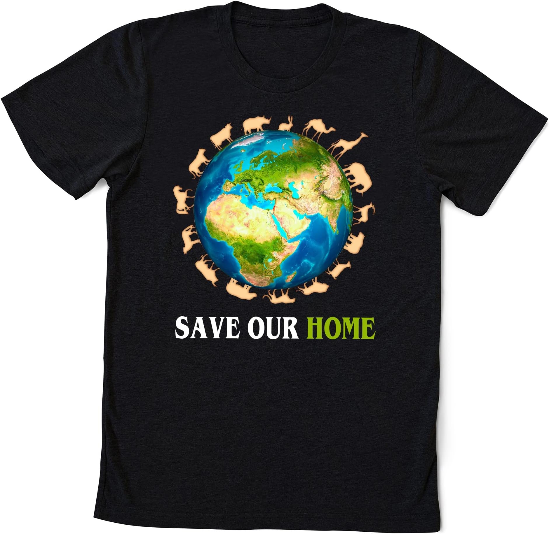 Save Our Home Animals Wildlife Conservation Earth Day Gift T-Shirt, Save The Earth Shirts, Earth Day Awareness Tee