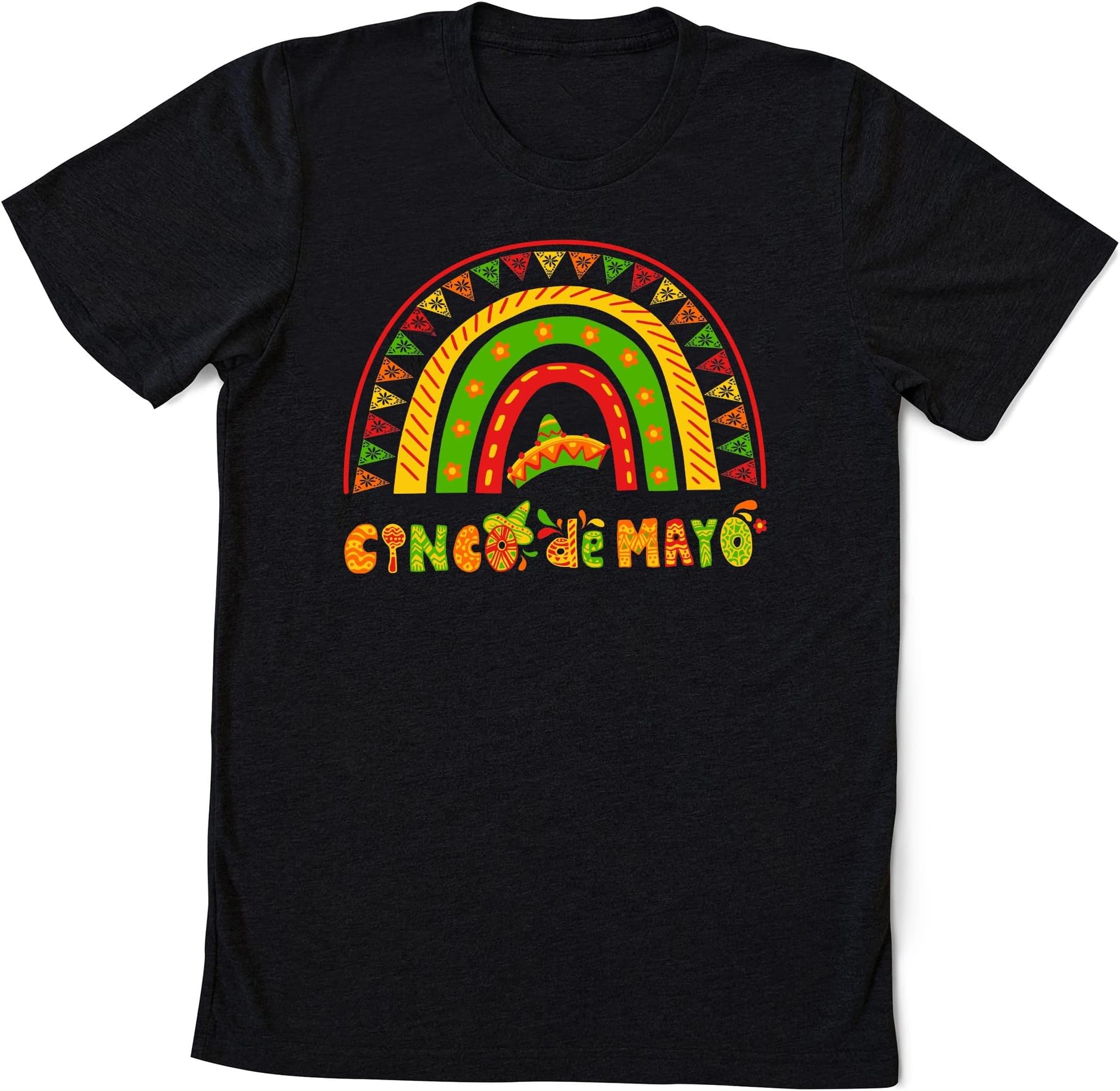 Cinco De Mayo Rainbow Shirt, Mexican Theme Fiesta Tee, Funny Drinking Tees, Fiesta Mexico, Cinco De Mayo Fiesta Tees