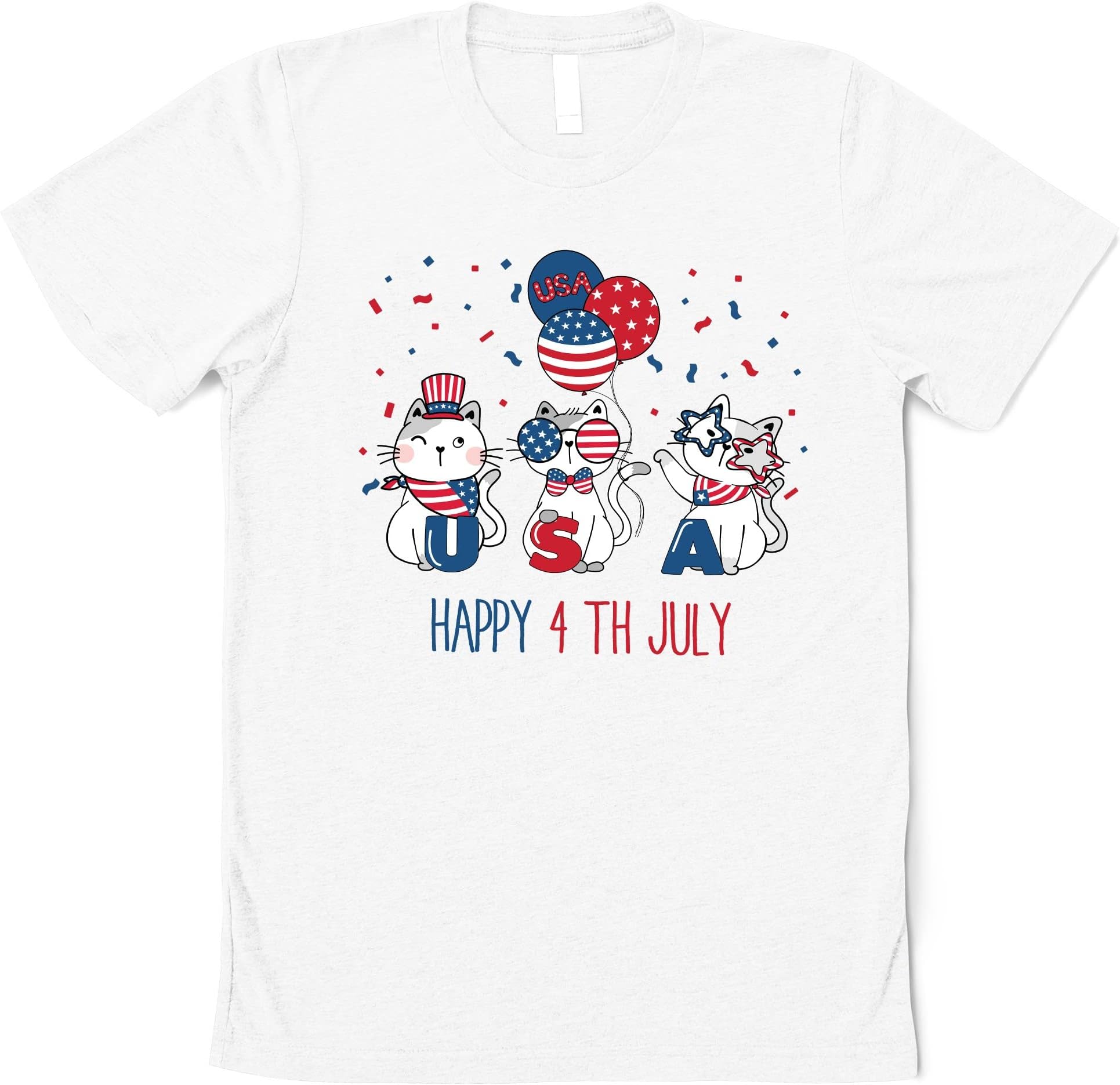 4th of July Cat Shirt, Freedom Shirt, Fourth of July Shirt, Patriotic Shirt, Independence Day Shirts, Patriotic Family Shirts
