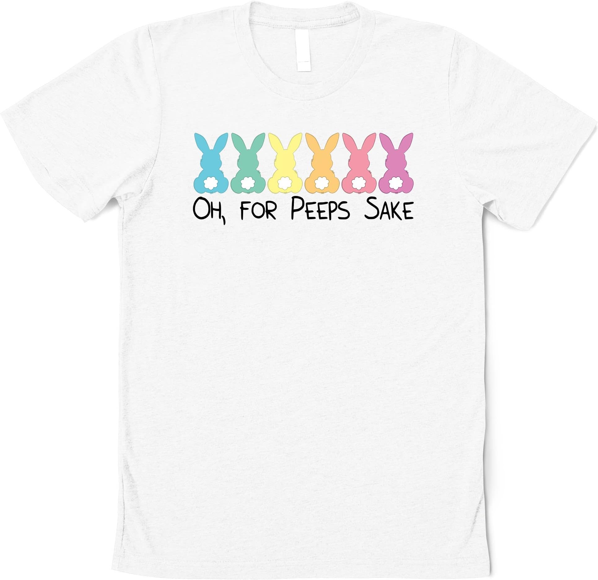 Oh for Peeps Sake Easter Shirt, Easter Bunny Shirt, Easter Shirt for Kids, Easter Shirt, Cotton Tail Bunny Shirt, Bunny Shirt Multicolored