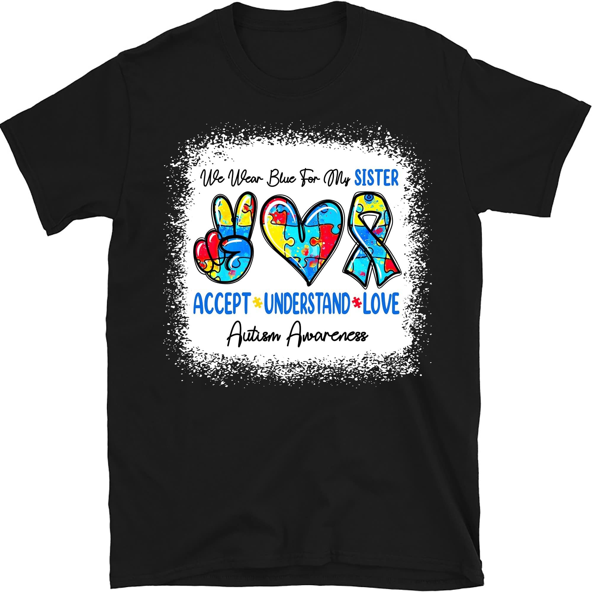 I Wear Blue for Autism Awareness, Autism Family Shirt, Autism Gift, Autism Awareness Shirt, Autism Awareness Gift,I Wear Blue for My Son Tee