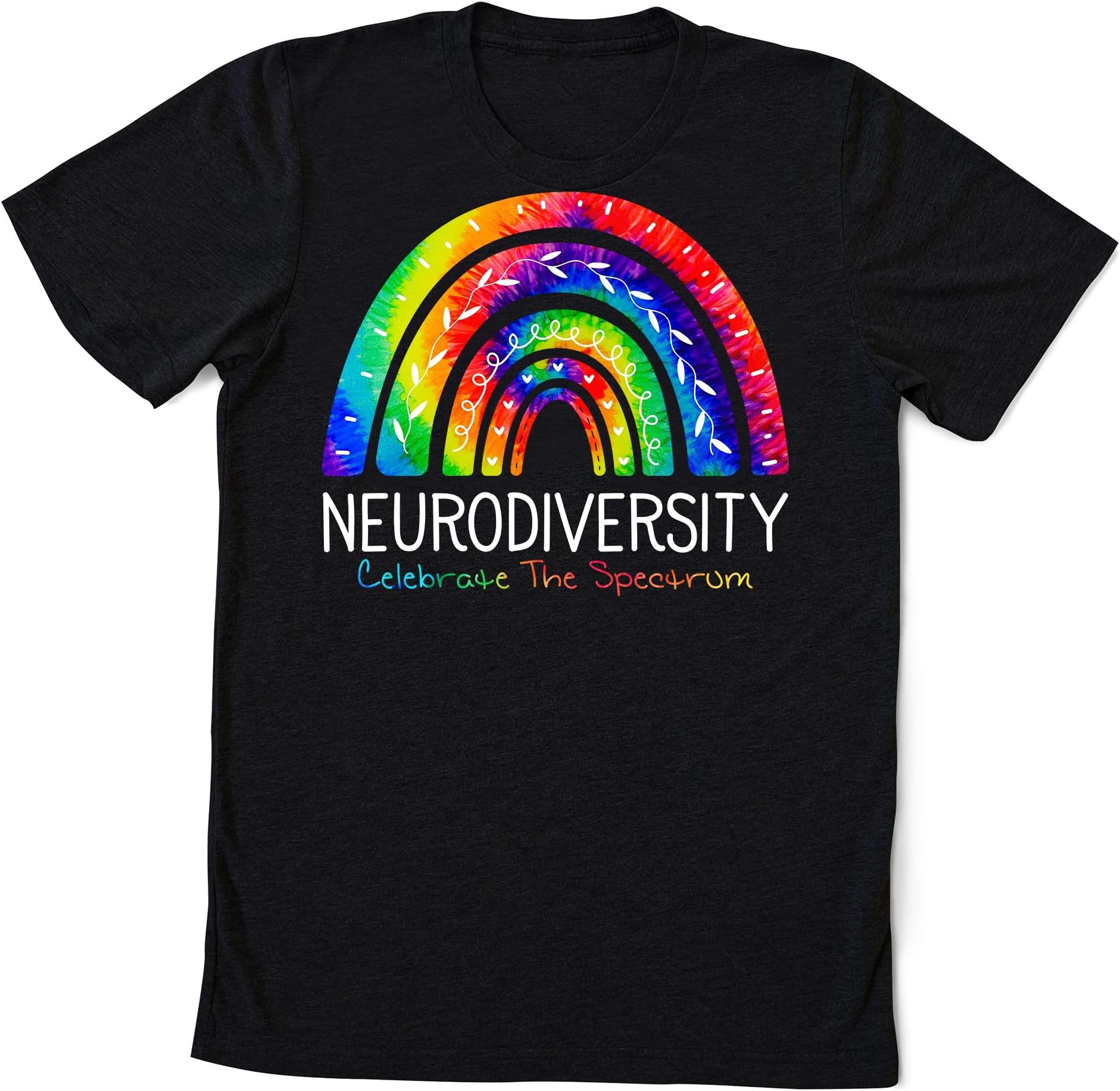 Neurodiversity Shirt Autism Spectrum ASD ADHD Rainbow Boho T-Shirt, Autism Awareness Shirt, Autism Puzzle T-Shirt