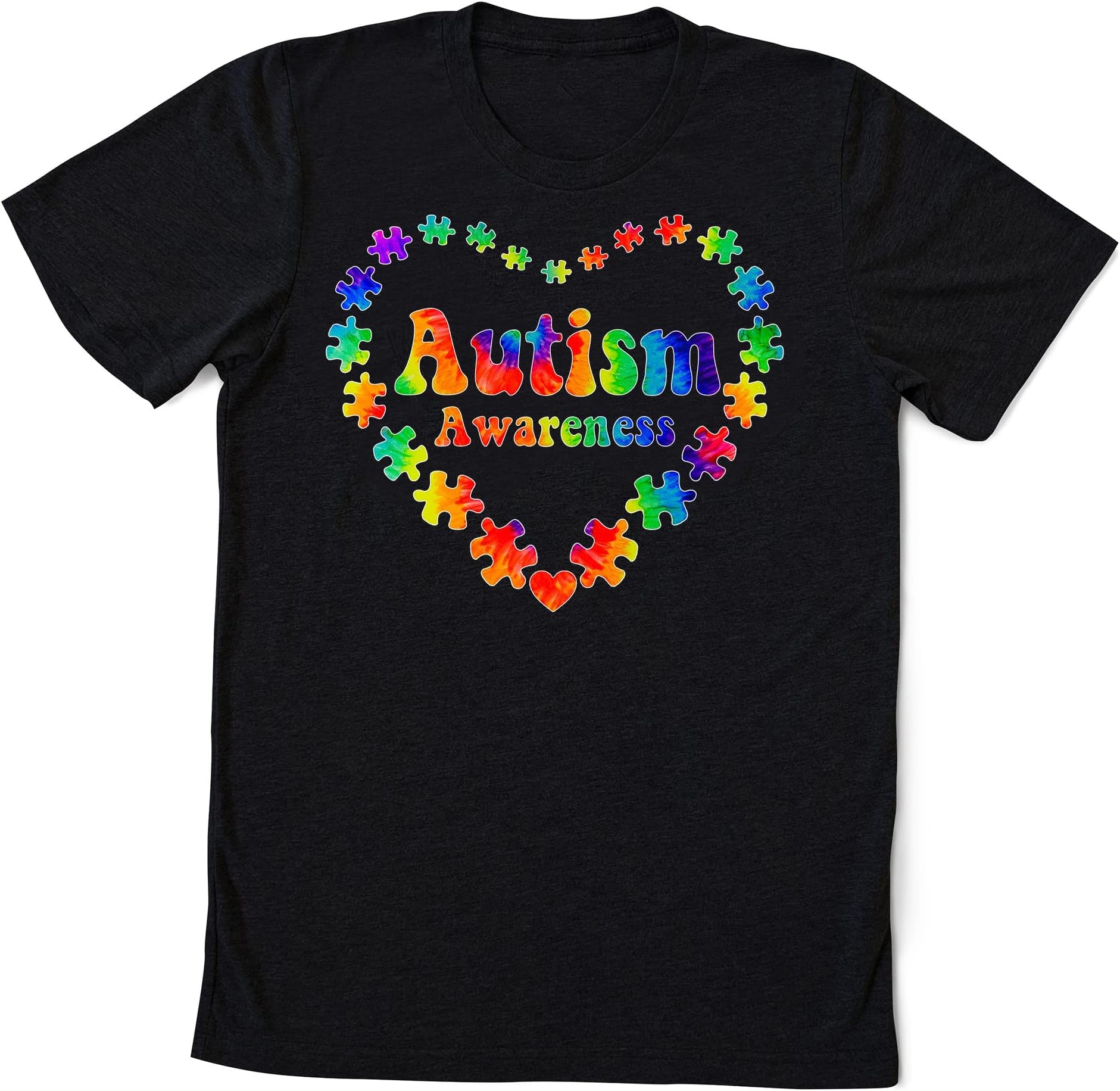 World Autism Awareness Autism Cute Autistic T-Shirt, Autism Awareness Shirt, Autism Puzzle T-Shirt Multicolored