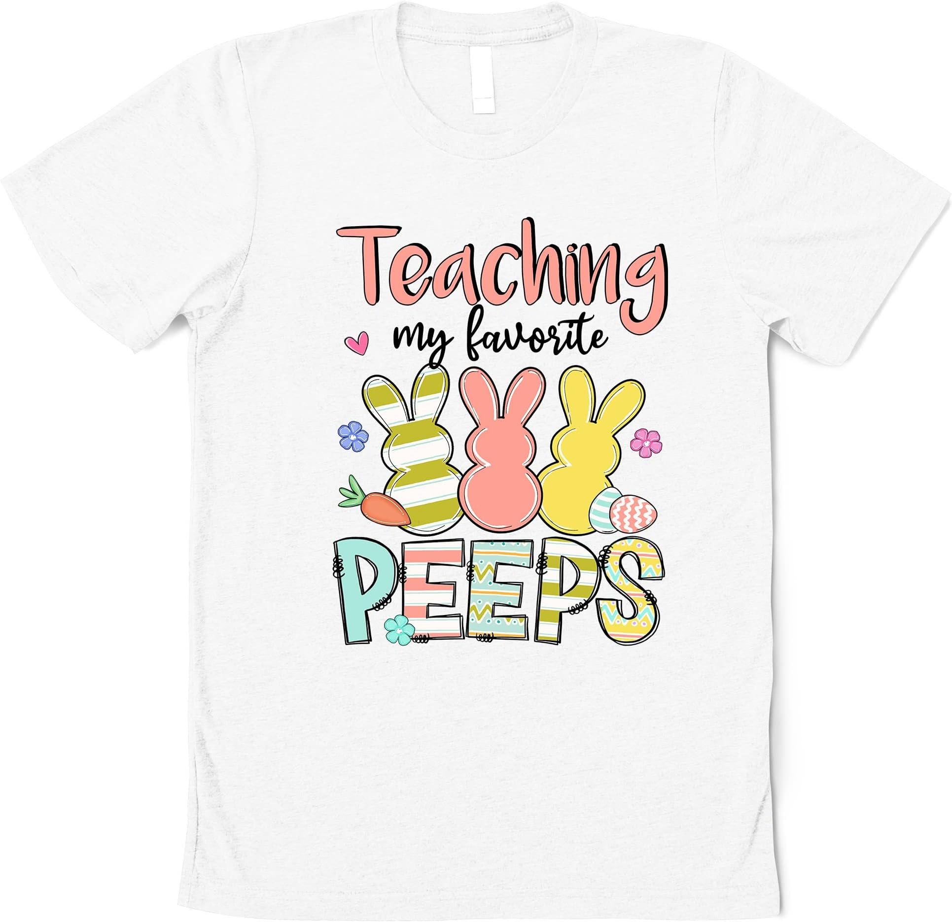 Personalized Teacher Name Easter Day Funny Teacher T-Shirt, Easter Teacher Gift, Favorite Teacher Shirt, Teachers Easter Shirt Multicolored