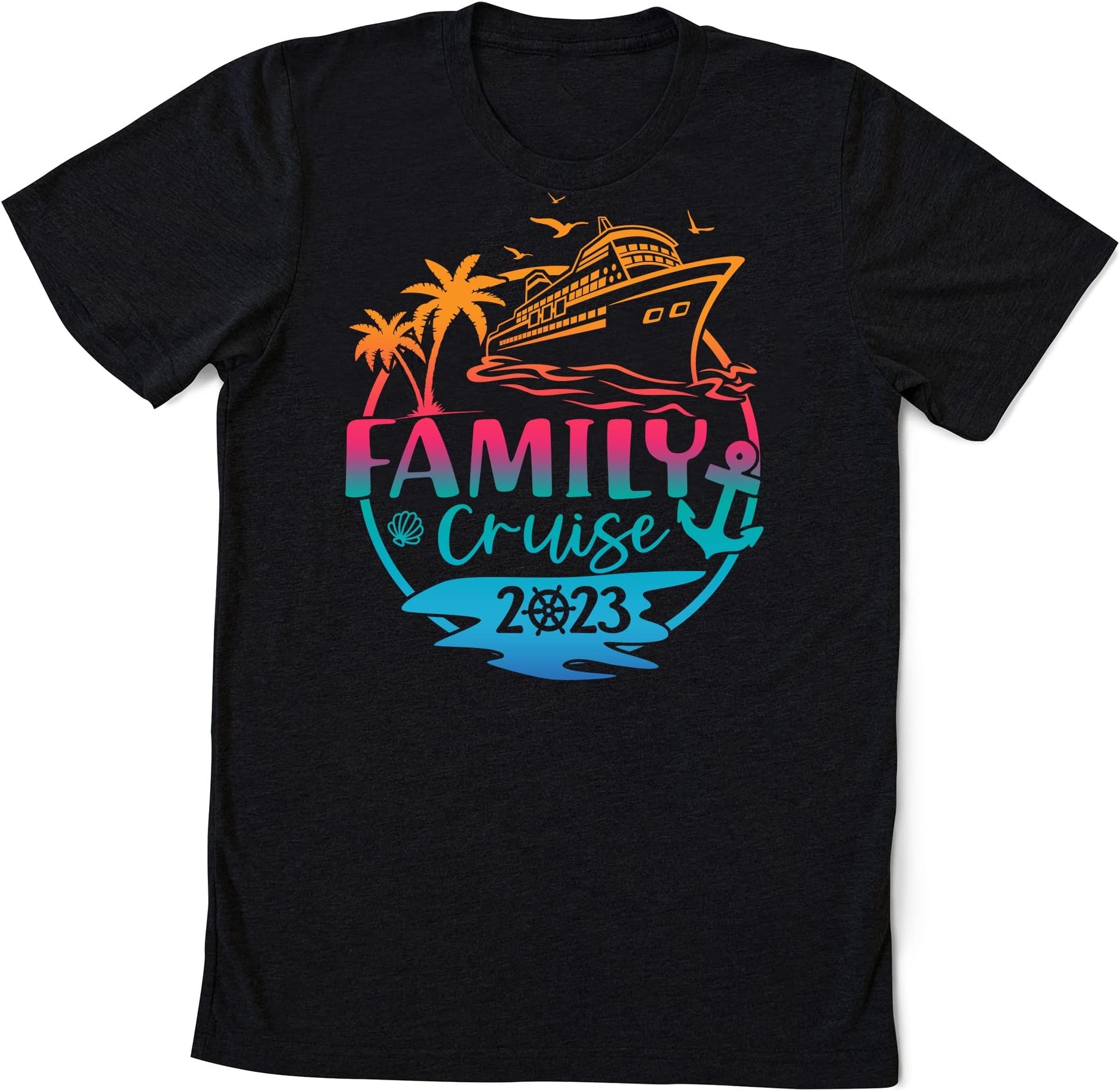 Family Cruise Squad, Family Cruise Shirts, Family Matching Vacation Shirts, 2023 Cruise Squad, Cruise 2023, Matching Family Outfits Multicolored