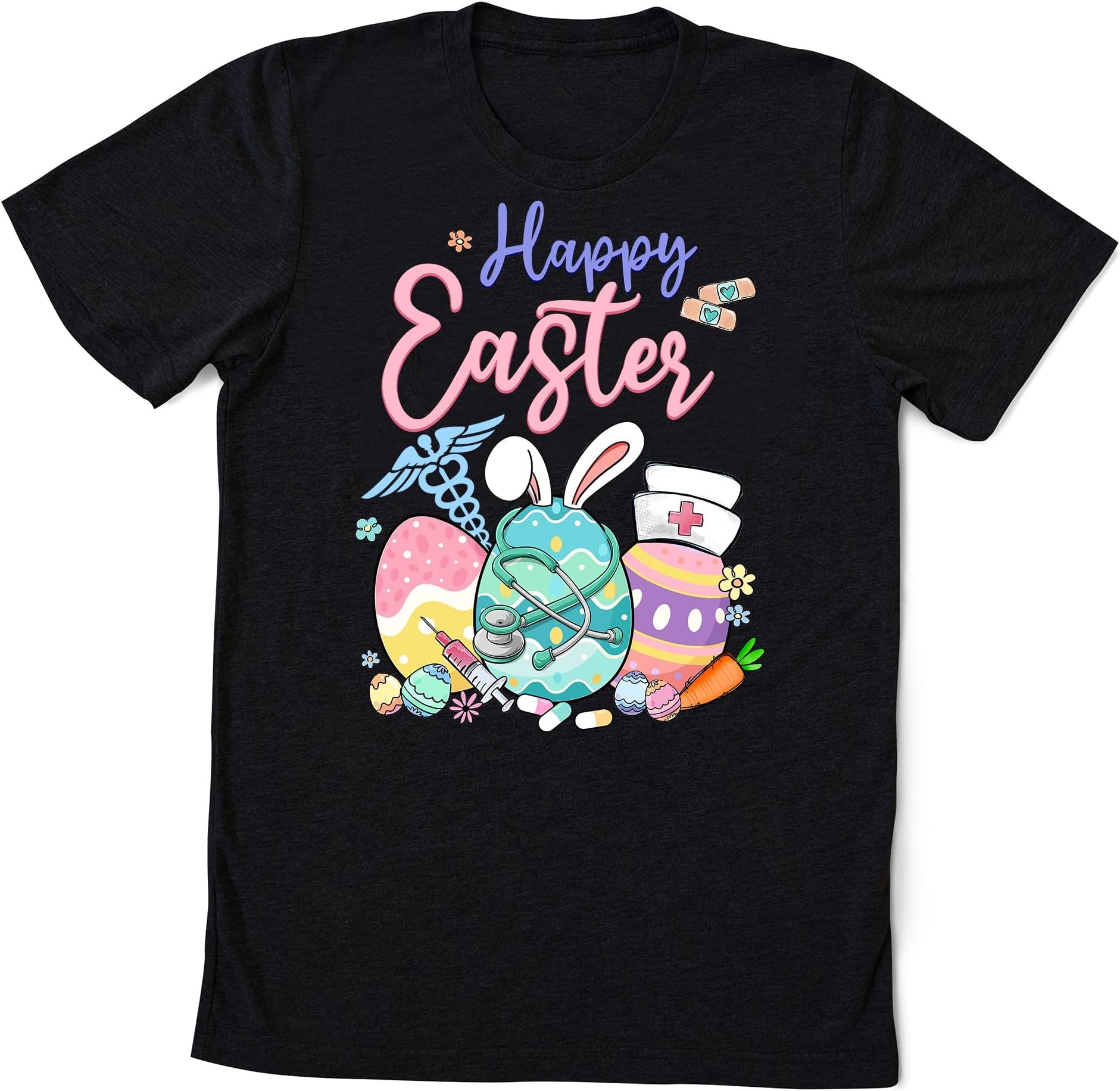 Happy Easter Egg Nurse, Easter Nurse Shirt, Nurse Crew Sweatshirt, Nurse Gift for Easter Day, Easter Shirt for Woman, Happy Easter Day Multicolored