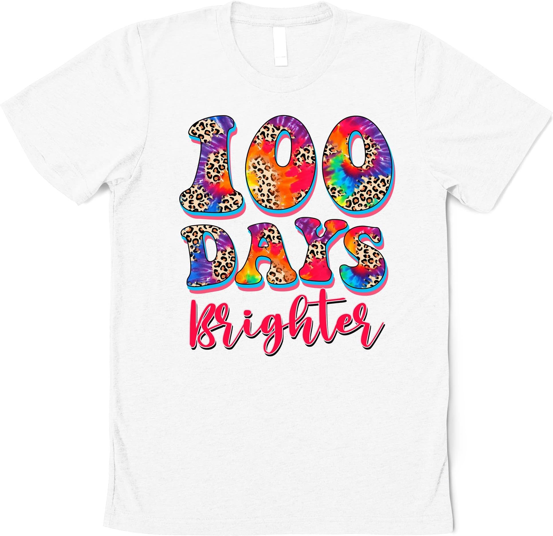 100 Days of School Shirt, 100th Day Shirt, 100th Day of School Celebration, Student Shirt, Back to School Shirt, Gift for Teacher Multicolored