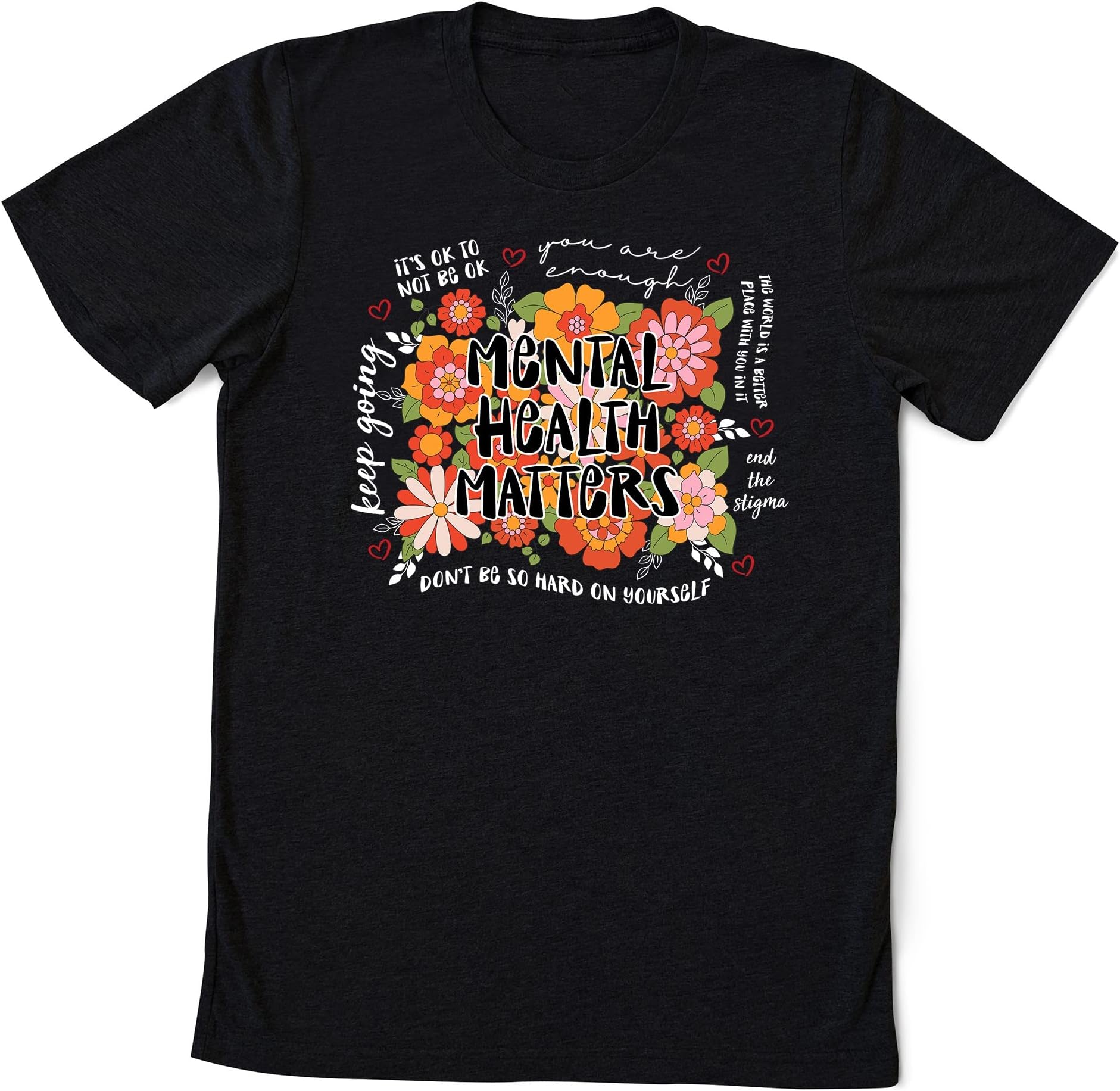 Mental Health Matters Shirt, Mental Health Shirt, Mental Health Awareness Shirt, Anxiety Shirt, Therapist Shirt, Psychologist Shirt Multicolored