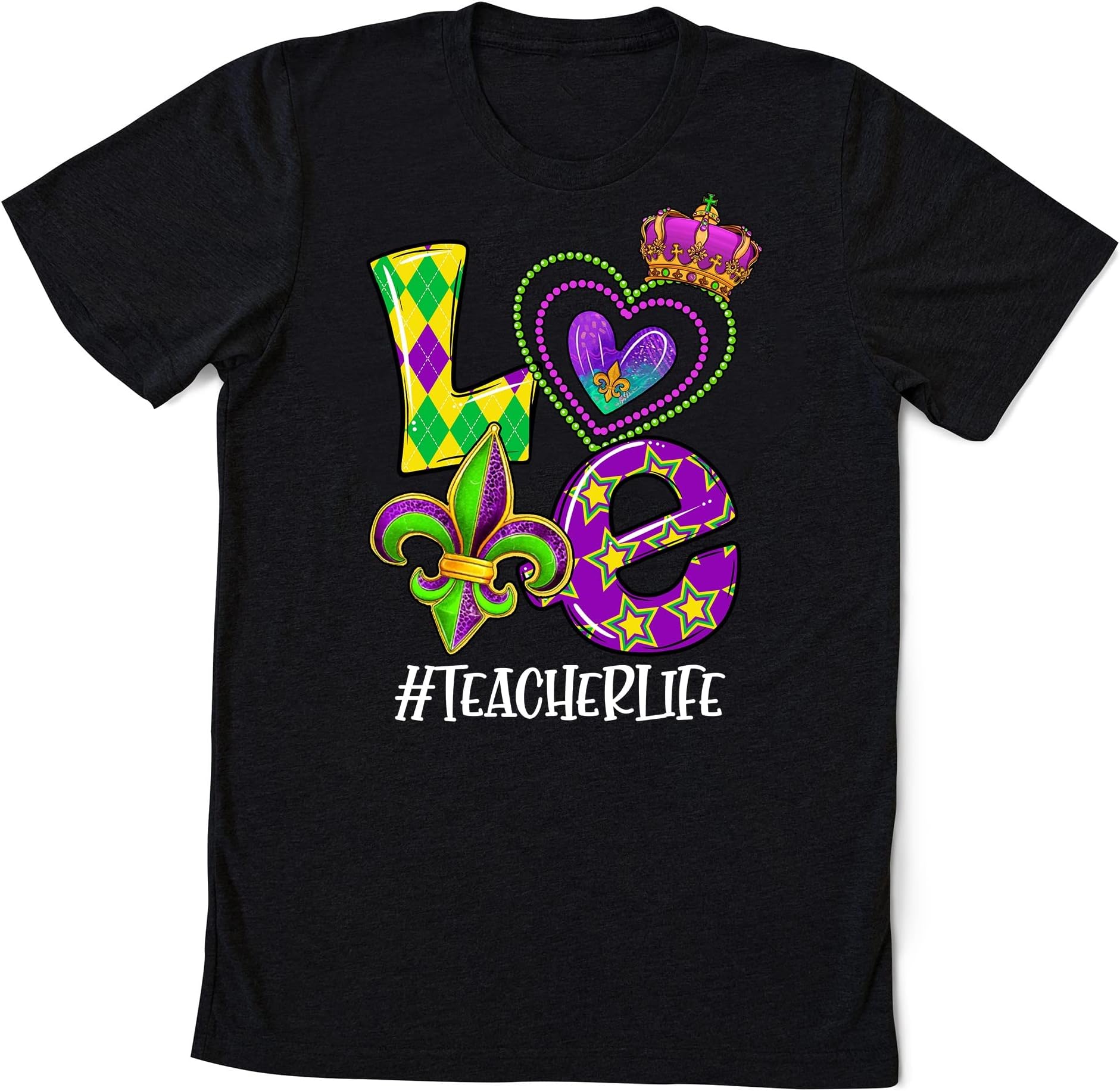 Mardi Gras Kindergarten Teacher Shirt, Nola Shirt, Fat Tuesday Shirt,Flower de luce tee,Saints New Orleans,Mardi Gras Carnival, Mardi Gras