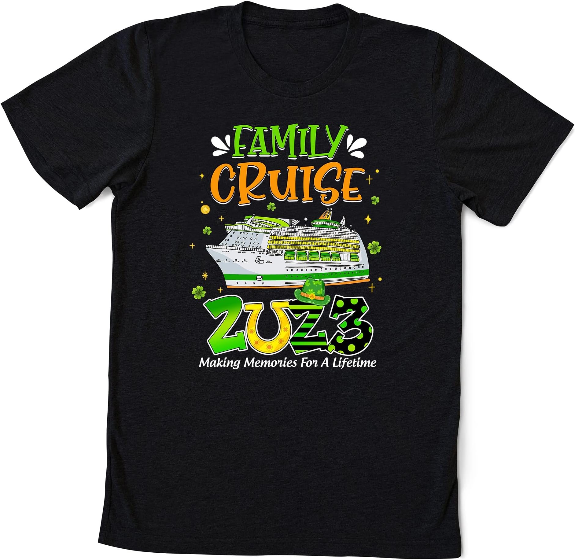 Family Cruise Squad 2023 Shirt, St. Patricks Cruise Shirt, Custom St. Patricks Day, Shenanigans Shirt, Cruise Crew Tees Multicolored