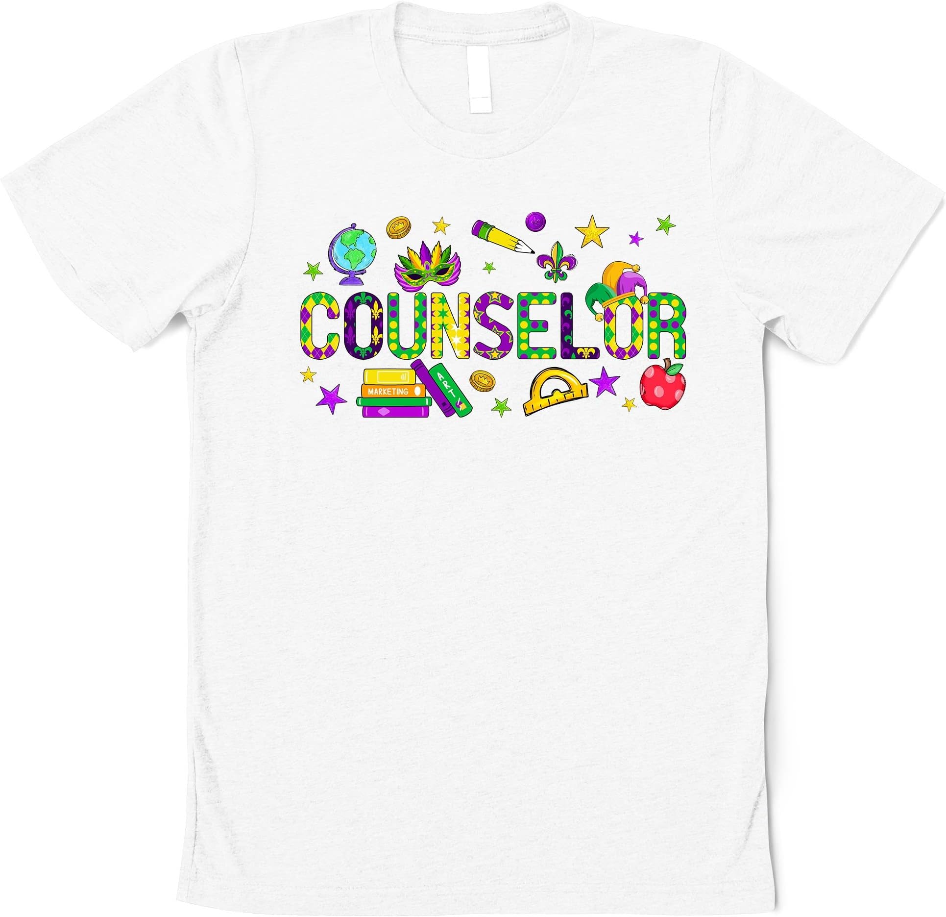 Counselor Shirt, Personalized Counselor T Shirt, School Counselor Shirt, Gift for Counselor Gifts, Custom Gift, Counselor Tee Multicolored
