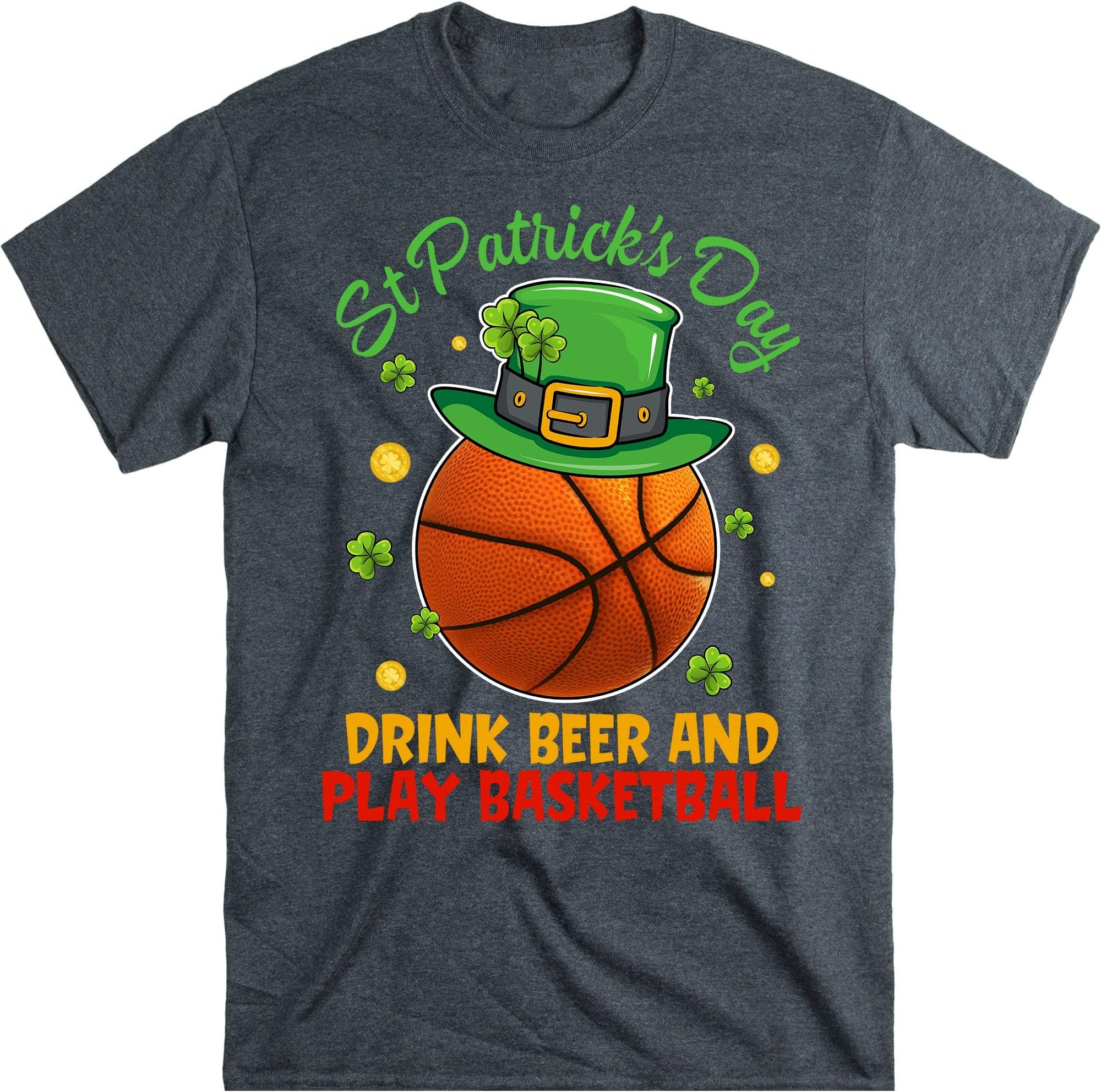 Baseball St PatrickS Day Drink Beer and Play Basketball T-Shirt, Saint Patricks Day Shirt Kids, Saint Patricks Day Shirt