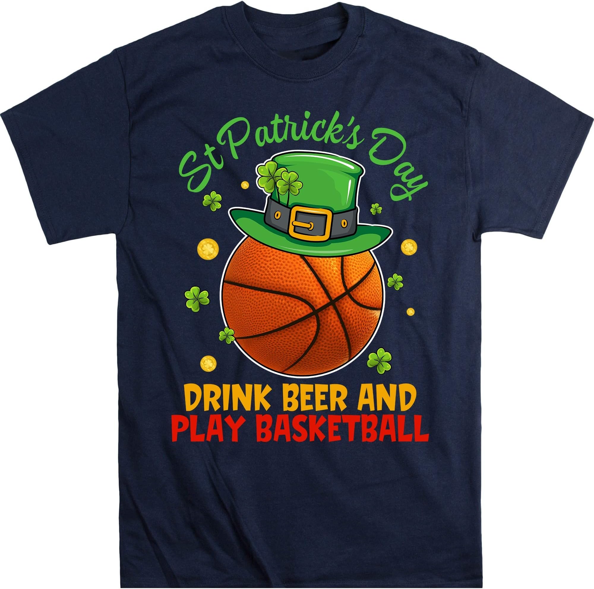 Baseball St PatrickS Day Drink Beer and Play Basketball T-Shirt, Saint Patricks Day Shirt Kids, Saint Patricks Day Shirt