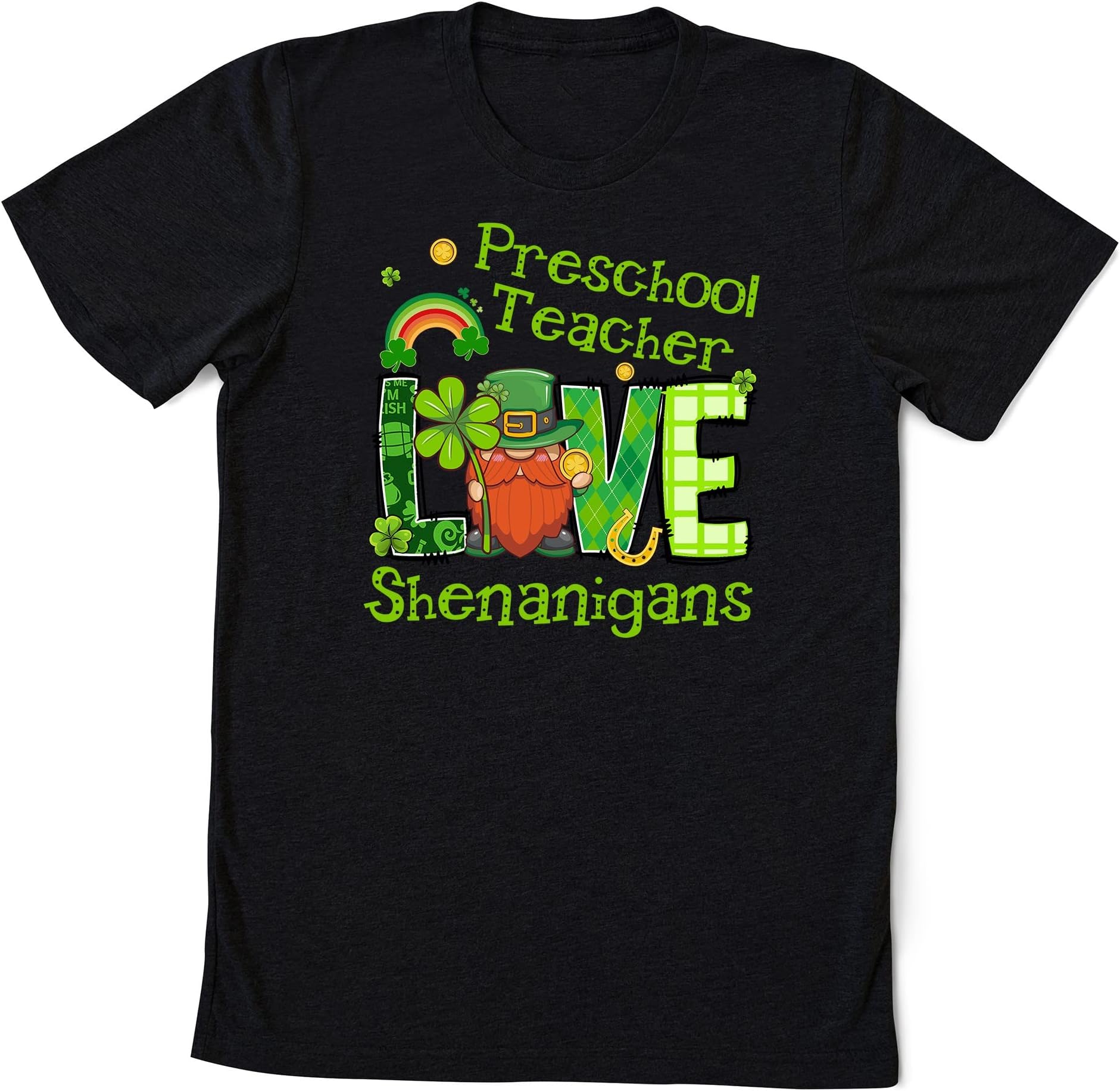 Gnome Teacher Shirt, Teacher Shirt, St Patrick's Day Teacher Shirt, Blessed Teacher, Teacher Gift, Shamrock Shirt