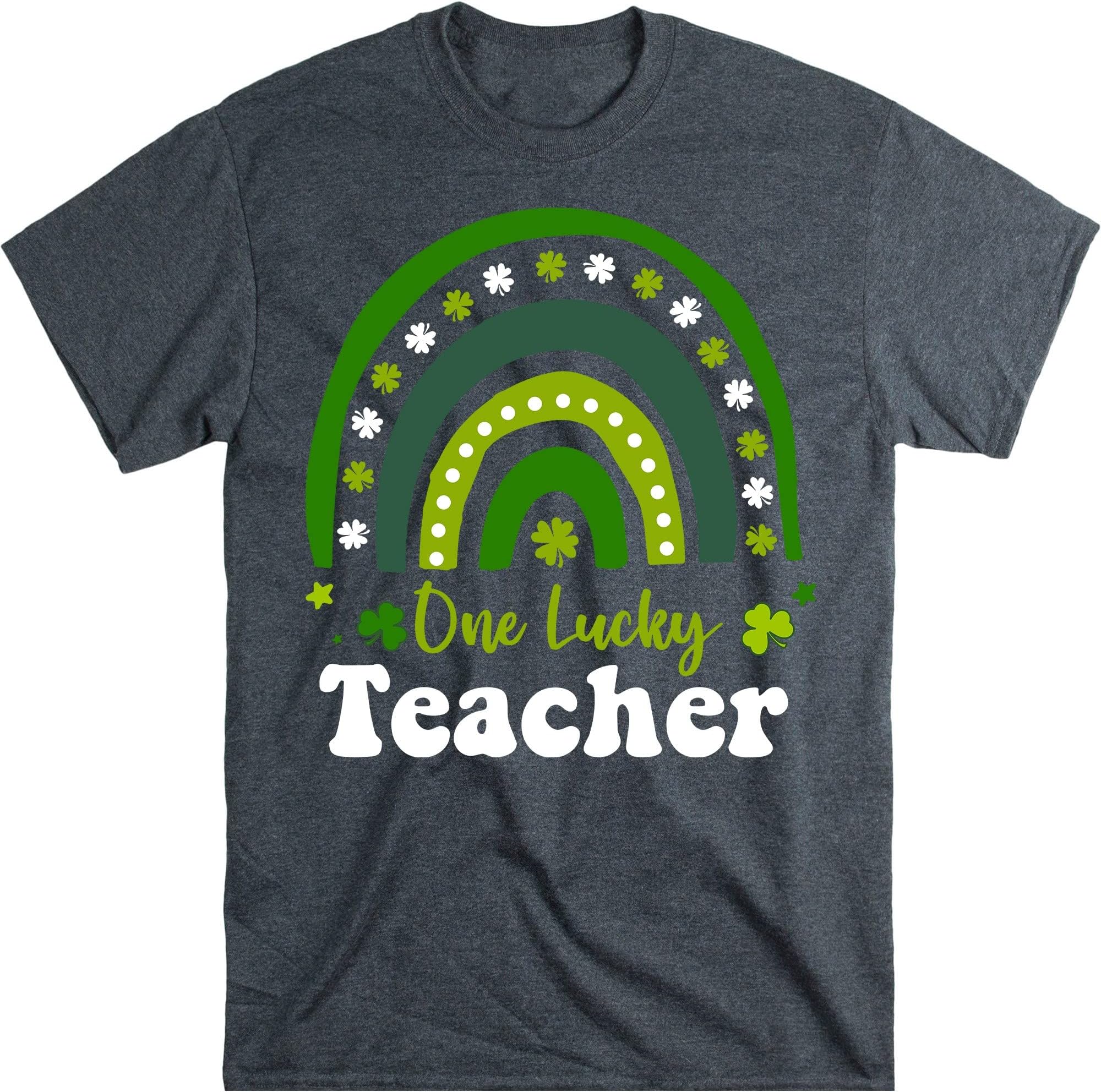 One Lucky Teacher Shirt, Teacher Shirt, St Patrick's Day Teacher Shirt, Blessed Teacher, Teacher Gift, Shamrock Shirt
