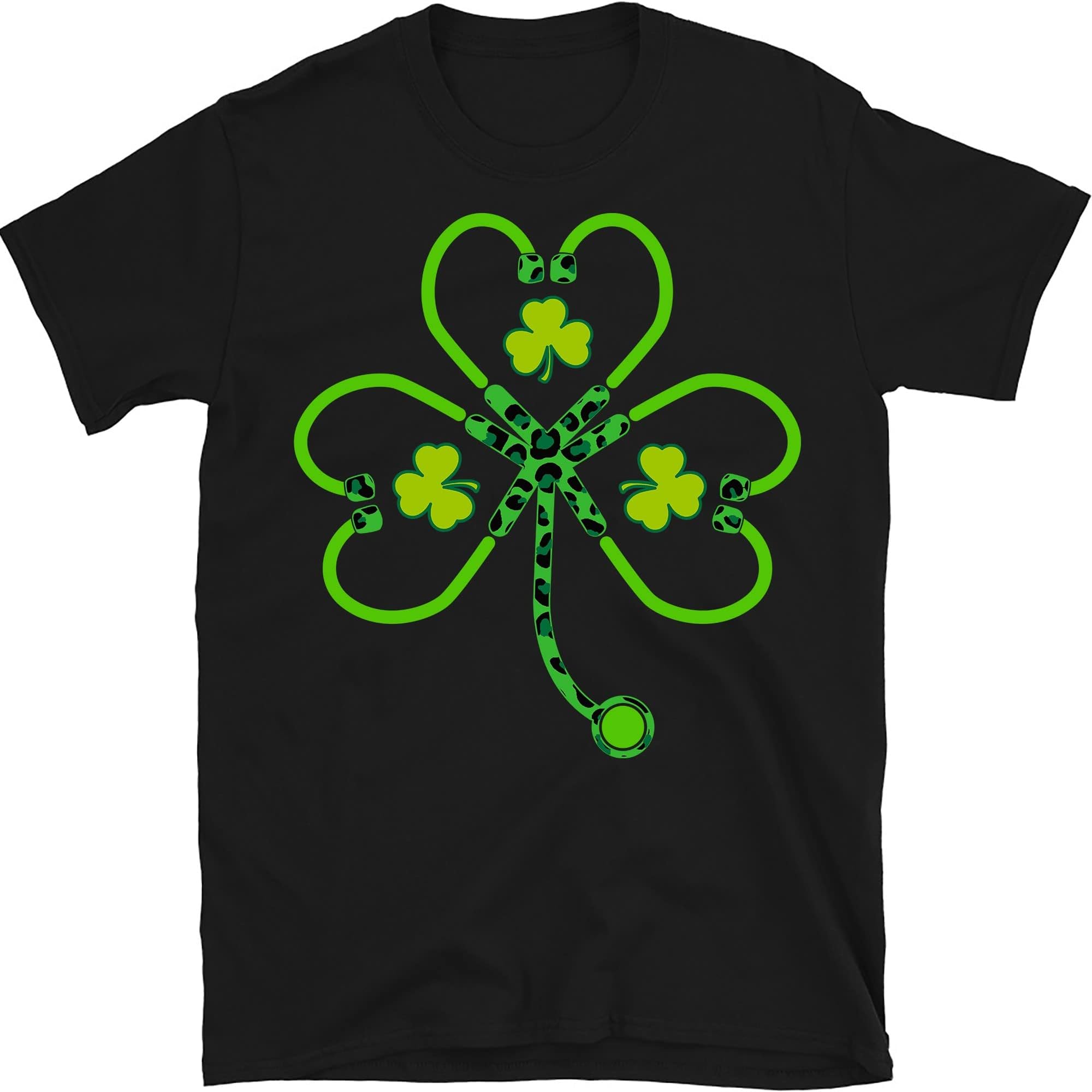 Shamrock Stethoscope Nurse St Patricks Day Lucky T-Shirt, Nurse Patrick Day, Nurse Gift