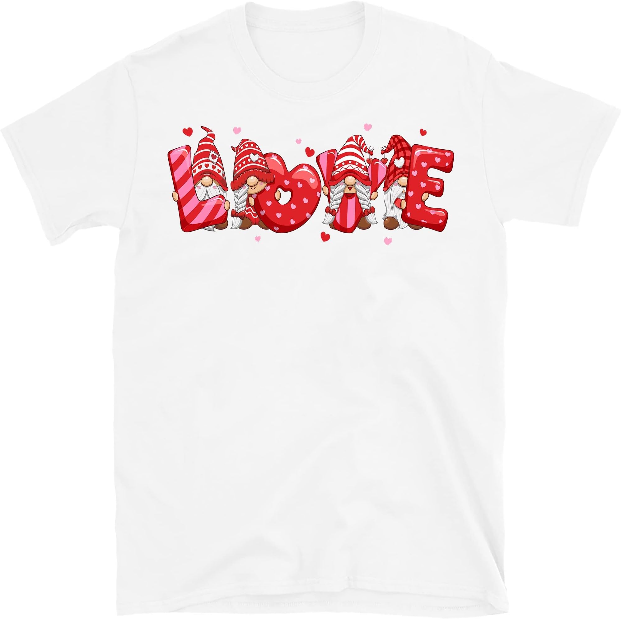 Love Gnome Valentines Sweatshirt, Gnome Heart Shirt, Valentines Day Shirts for Woman, Valentines Day Gift, Happy