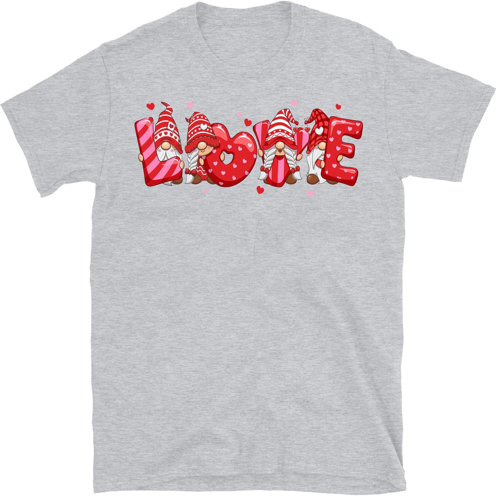 Love Gnome Valentines Sweatshirt, Gnome Heart Shirt, Valentines Day Shirts for Woman, Valentines Day Gift, Happy