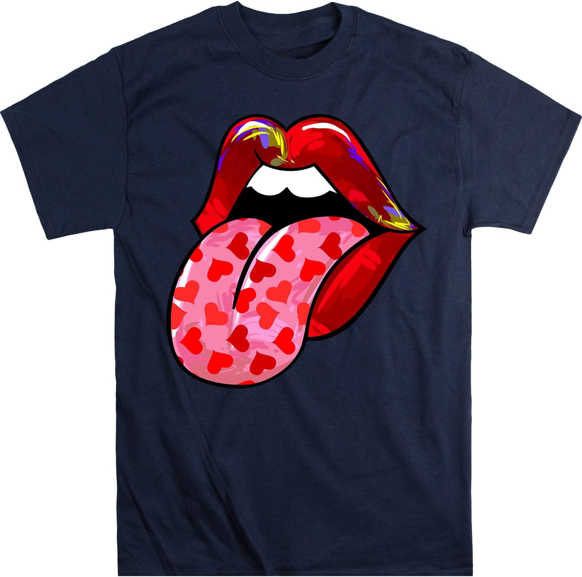Heart Lips Shirt, Valentine's Day Shirt, Cute Valentines Day Shirt, Lips Tongue Shirt, Cute Valentine's Day Gift, Gifts