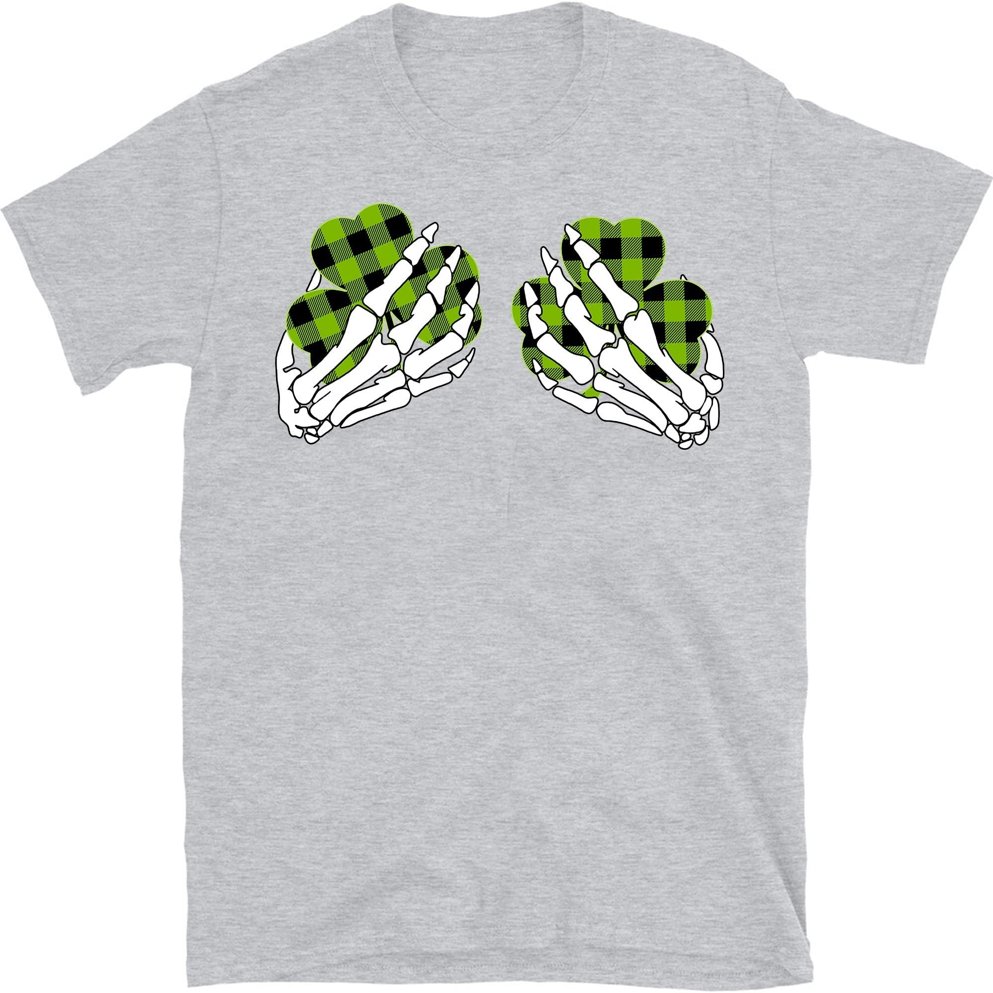 Skeleton St Patrick's Day, Shamrock Shirt, Lucky Shirt, St Patrick's Day Shirt, Heart Shirt, Irish Shirt, St. Paddy's Day Shirt