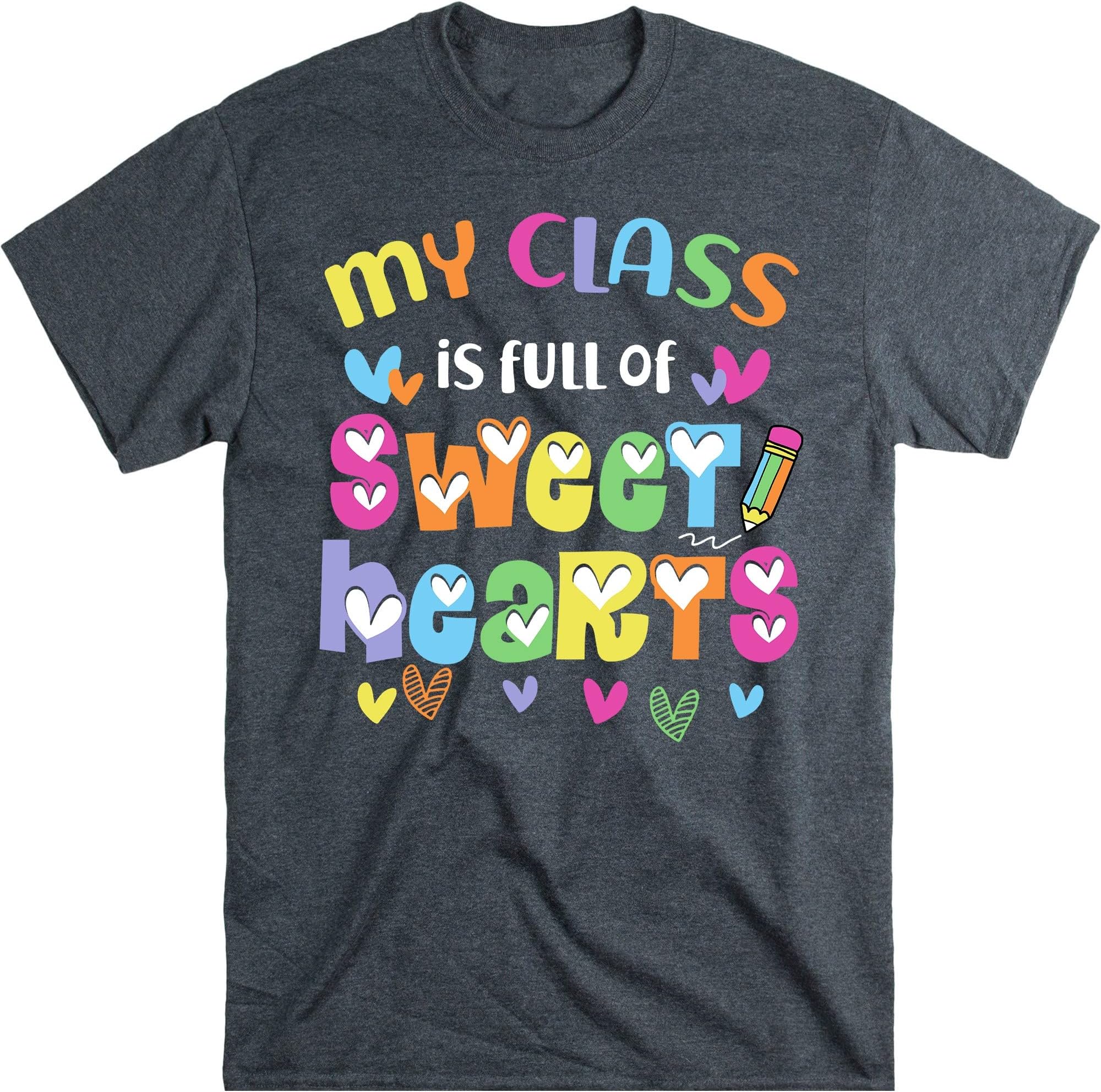 Teacher Valentines Day Gifts Shirt Love My Sweet Students T-Shirt