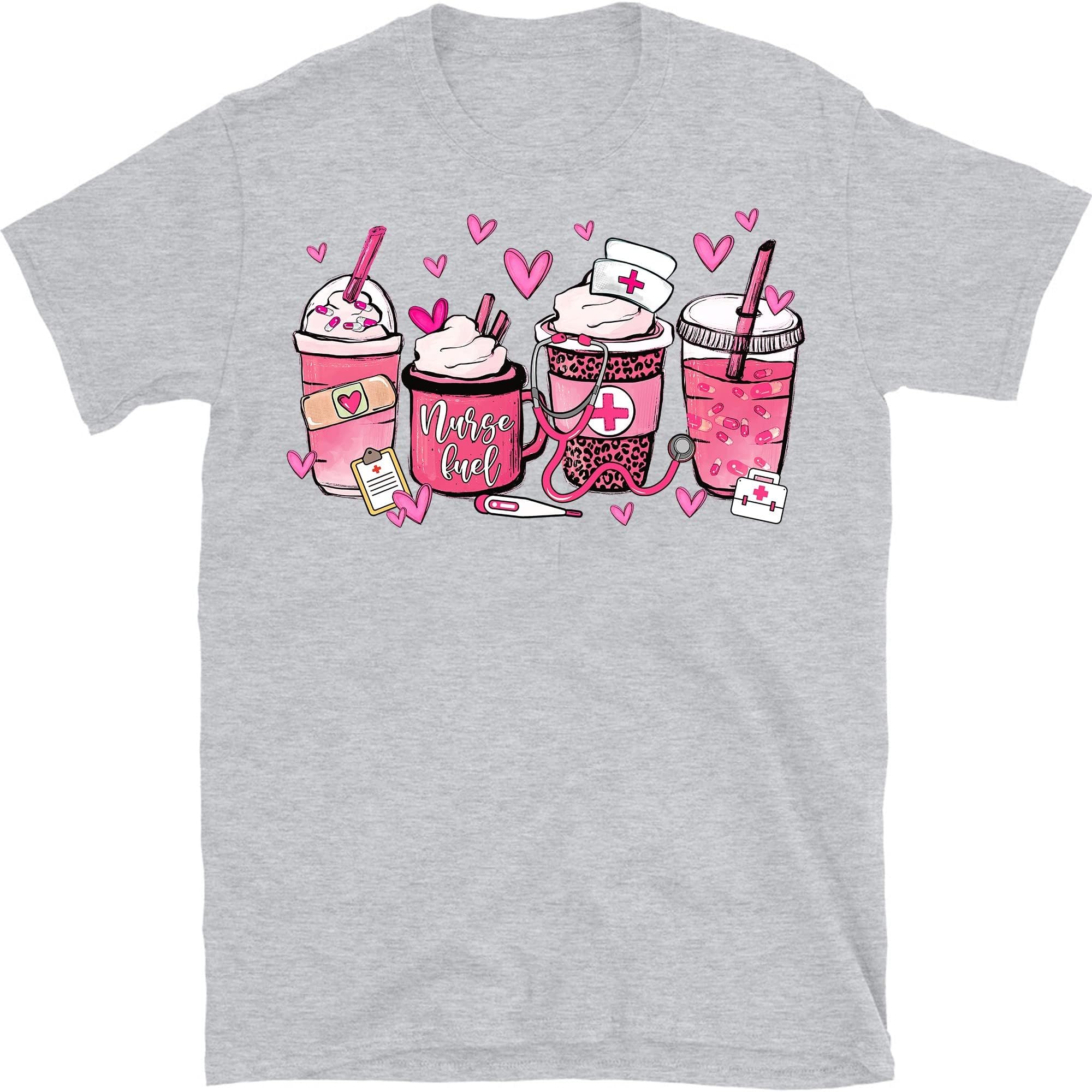 Womens Valentines Day Coffee Shirt for Nurse, Coffee Lovers Nurse Sweater, Registered Nurse School Graduation Gift