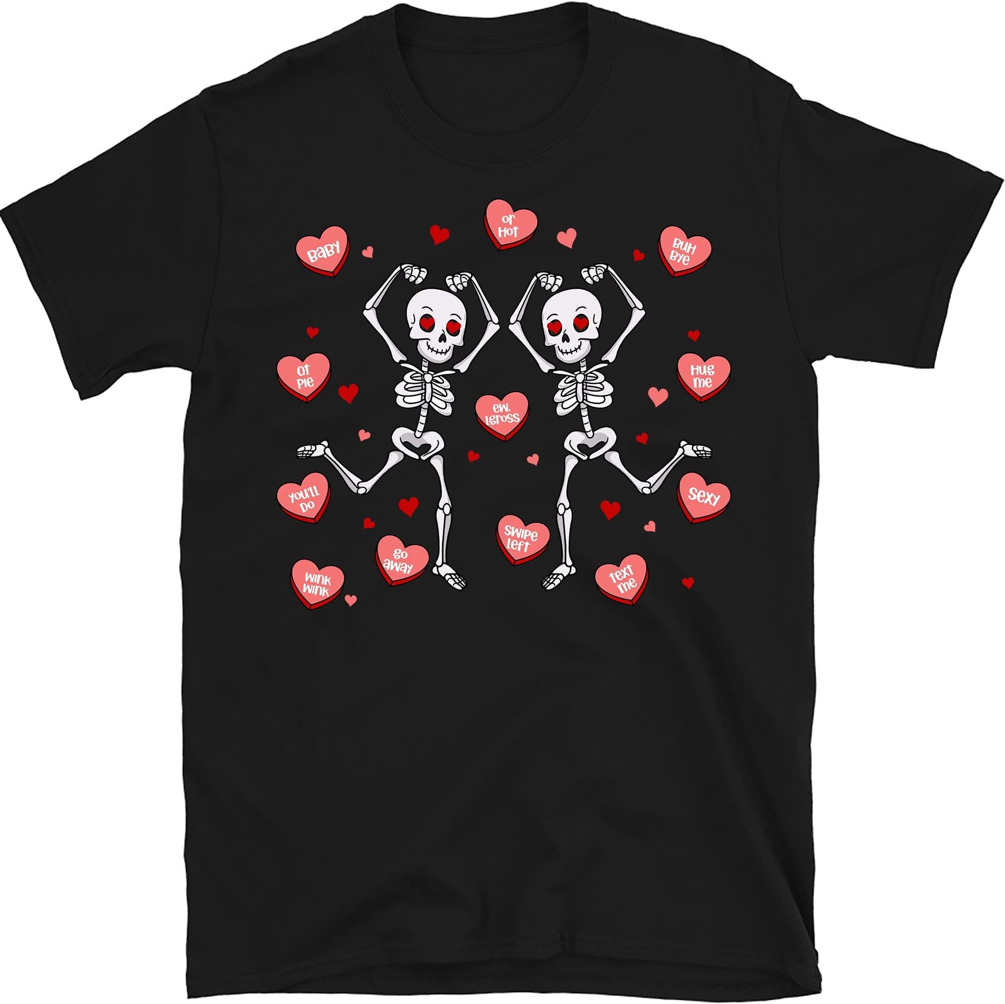 Valentine Skeleton Sweatshirt Goth Valentine Sweater Spooky Valentine Gothic Love Gift Alternative Dark Valentine's – Black/3X-Large