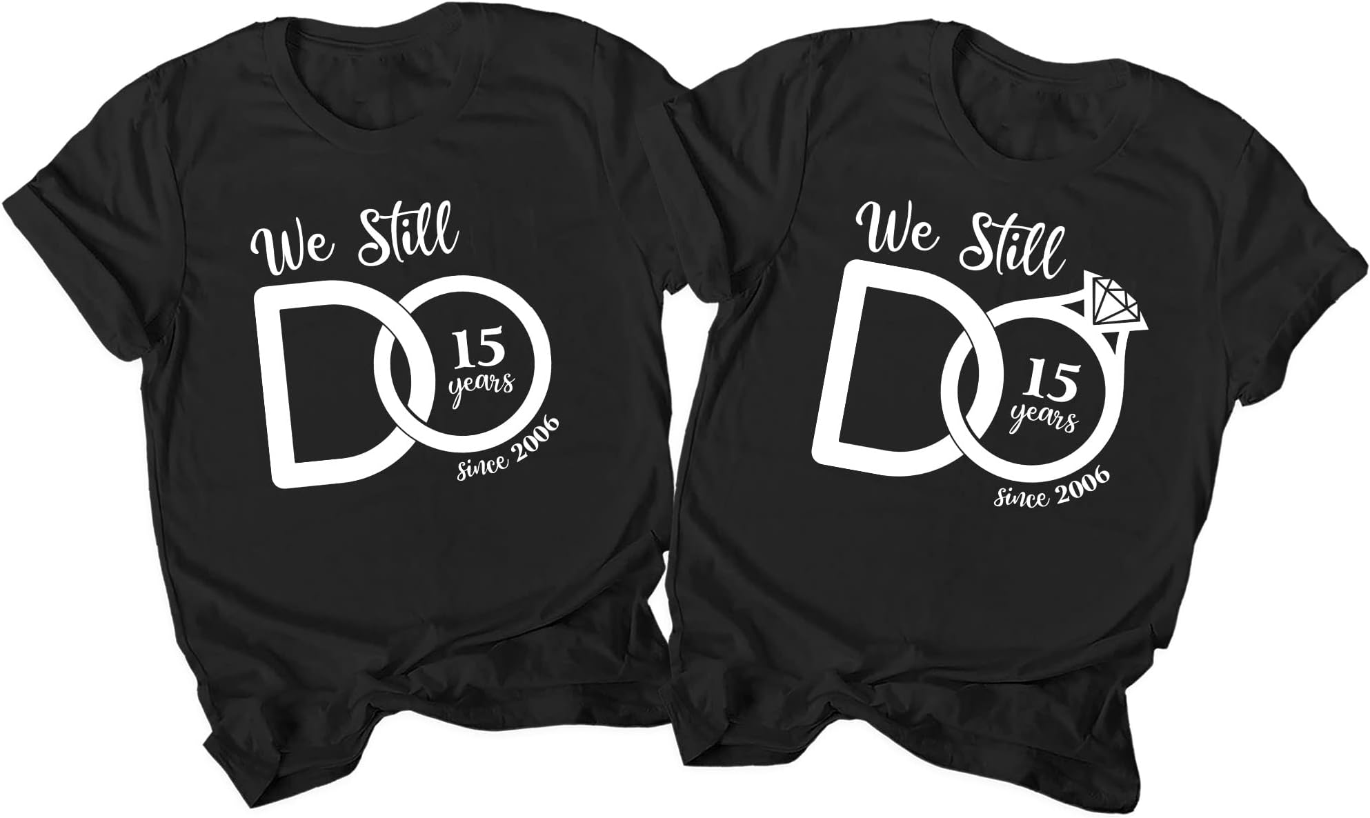 We Still Do Custom Shirt, Wedding Custom Shirt, Anniversary Shirt, Honeymoon Shirt, Custom Wedding T-Shirt, Personalized Anniversary Shirts Multicolored