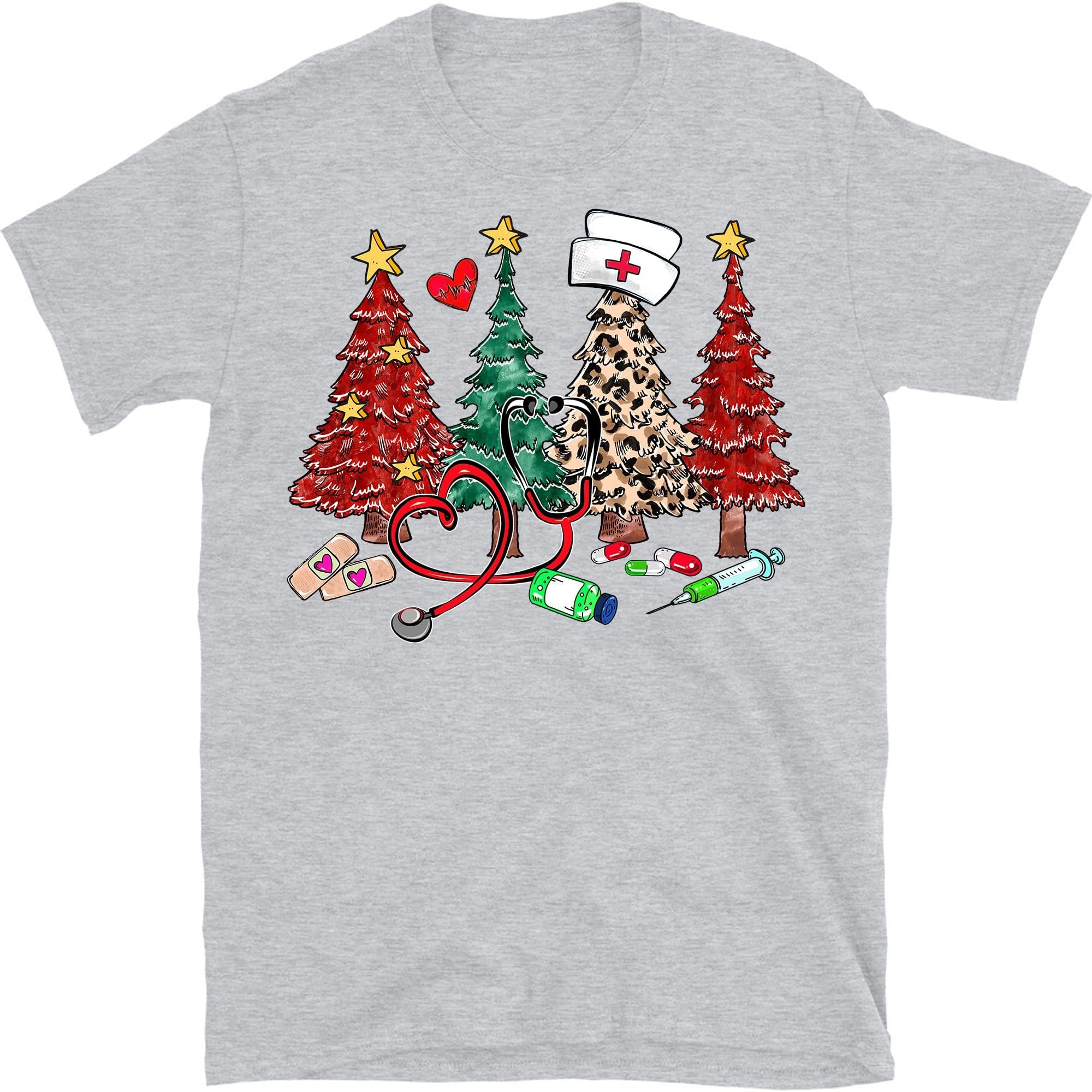 Christmas Nurse Sweatshirt, Nurse Christmas Shirt, Gift for Nurse Crewneck for Women Rn, Funny Christmas Work Tee