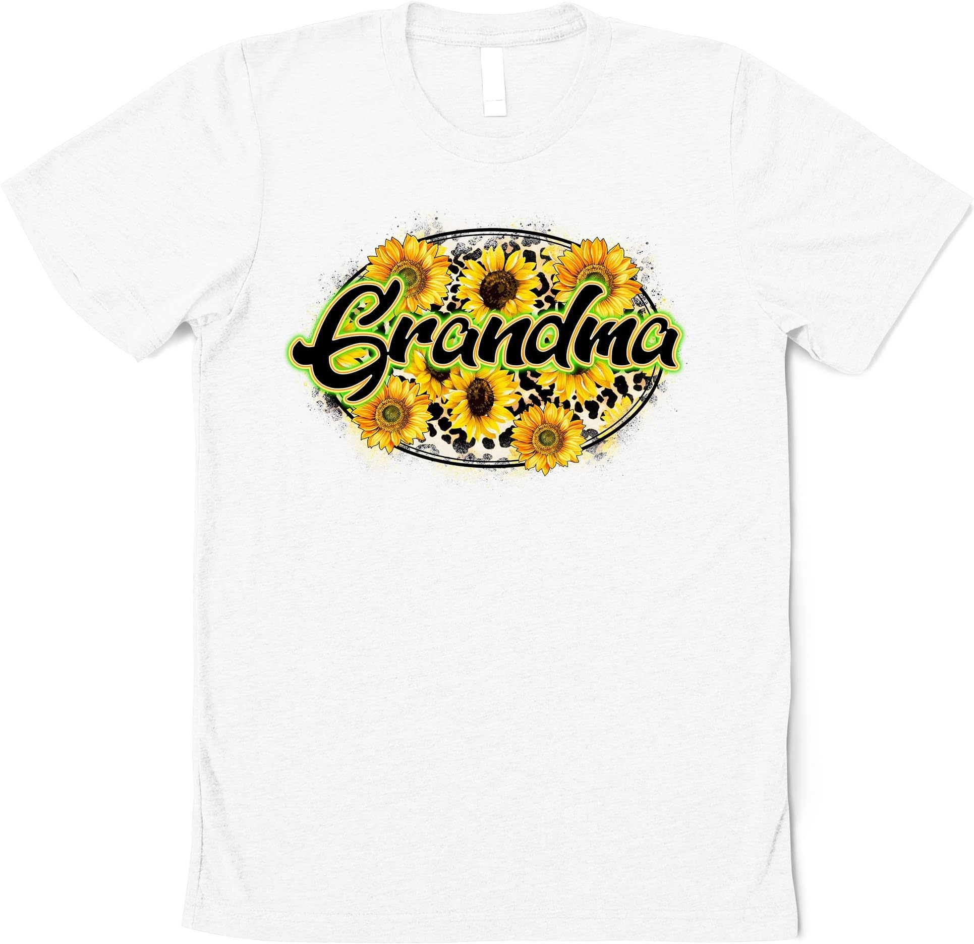 Leopard Sunflowers Grandmas, Custom Nana Shirt, Sunflower Shirt, Grandma Shirt, Inspirational Sunflower Shirt, Gift for Her