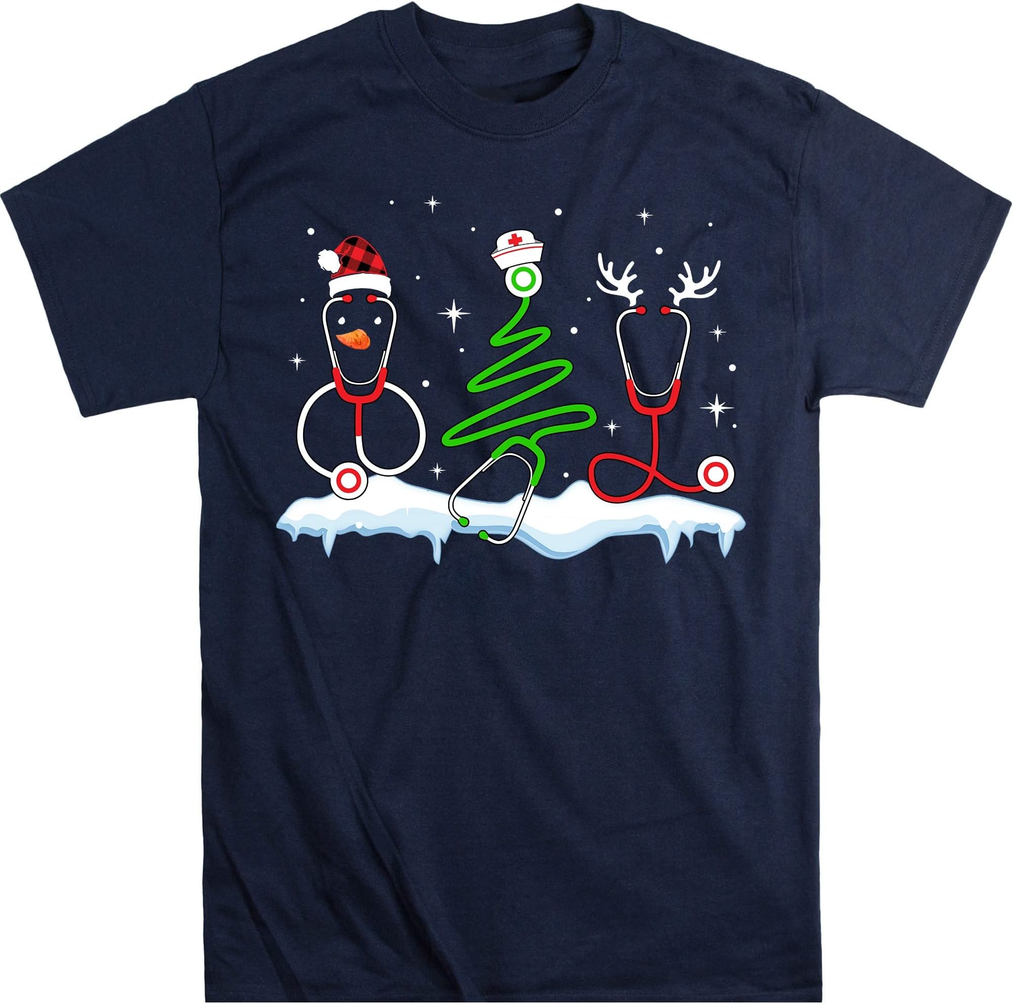 Stethoscope Christmas Shirt, Gift for Nurses, Nurse Hero Shirt, Stethoscope Nurse Tee, Christmas Nurse Shirt, Nurse