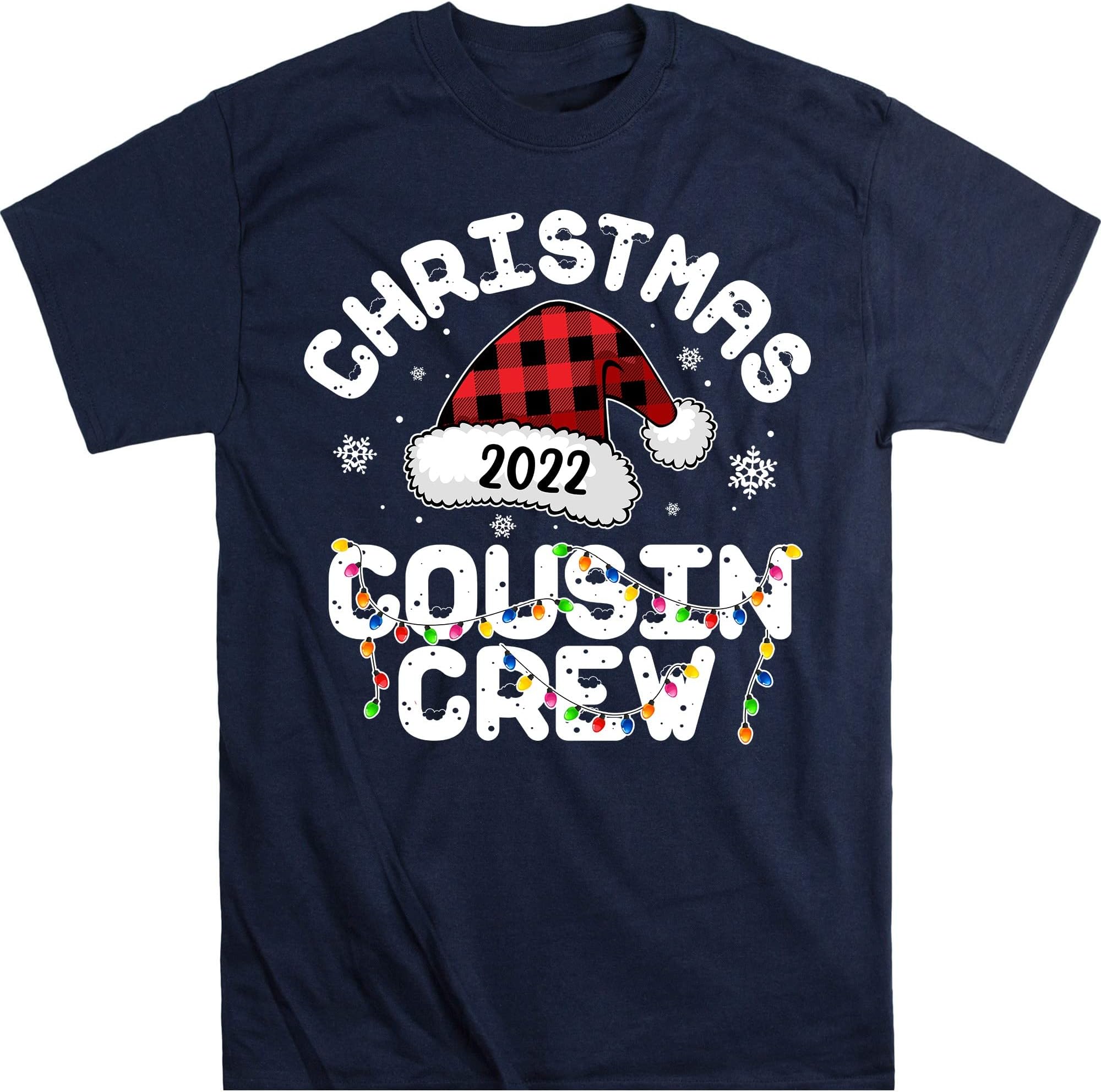 Christmas 2022 Cousin Crew Shirt, Santa Hat Christmas Cousin Crew Shirt, Cousins' Christmas Shirt, Cousin Crew Tee