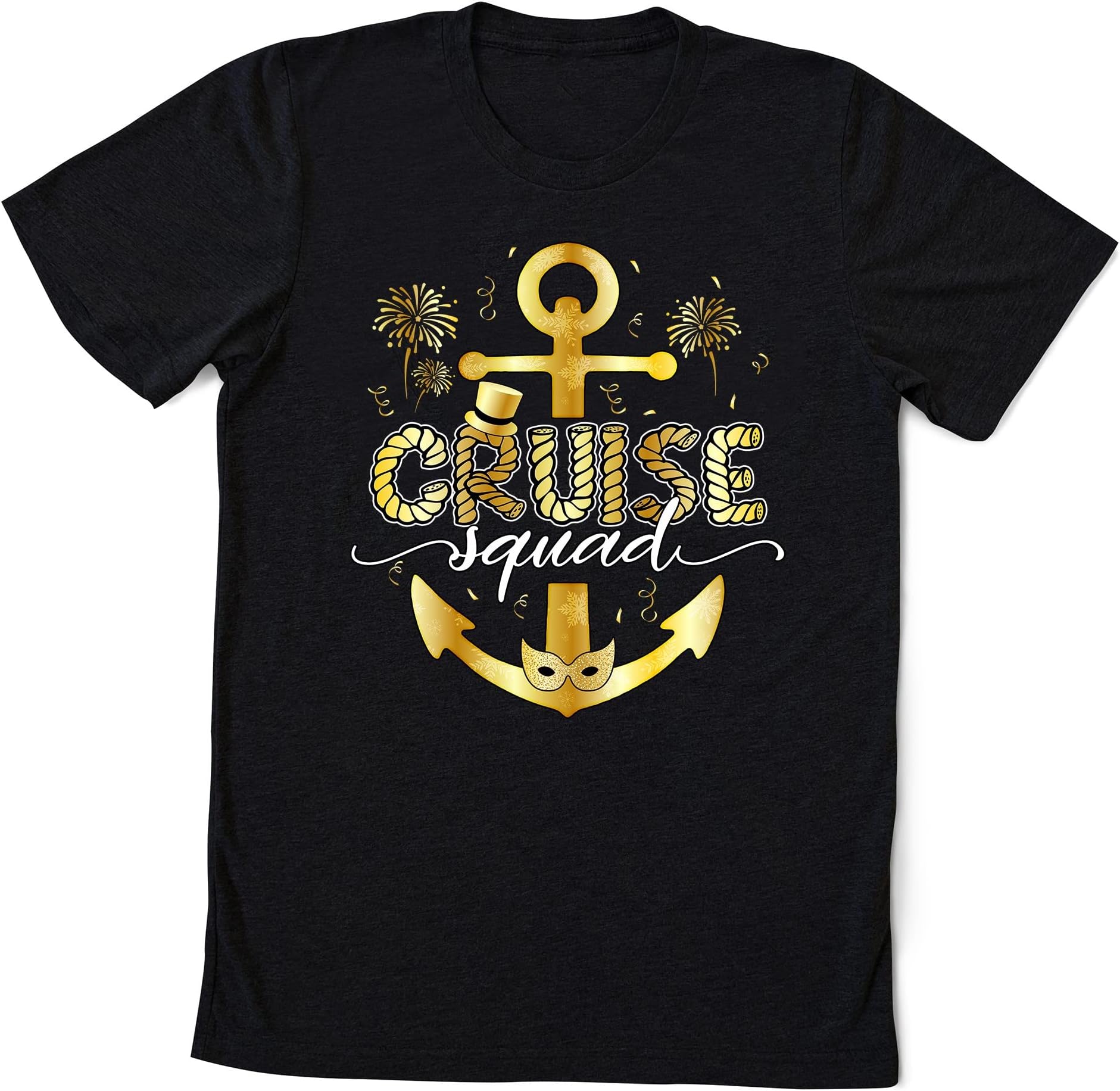 New Year Cruise Family 2023 Shirts, Happy New Year Cruisin Crew, Cruise Ship Vacation, Matching Family Shirt, Happy New Year Gift M9N Multicolored