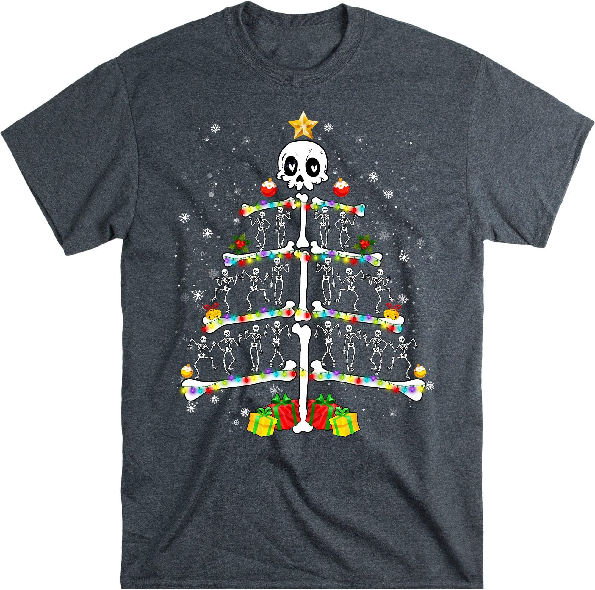 Christmas Tree Skeleton Shirt, Xmas Radiology Gift, Xray Technologist Shirt, Sonography Gift Shirt, Radiologist Shirt
