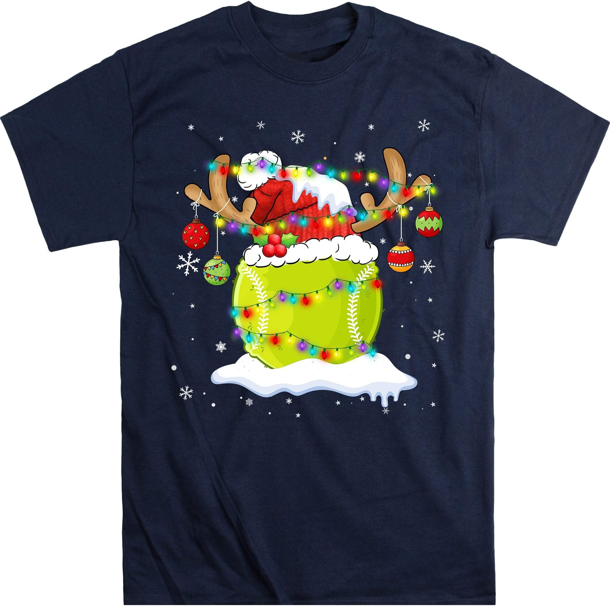 Tennis Christmas Shirt, Tennis Lover Shirt, Tennis Mom Shirt, Funny Tennis Shirt, for Tennis Lovers – Navy/4X-Large