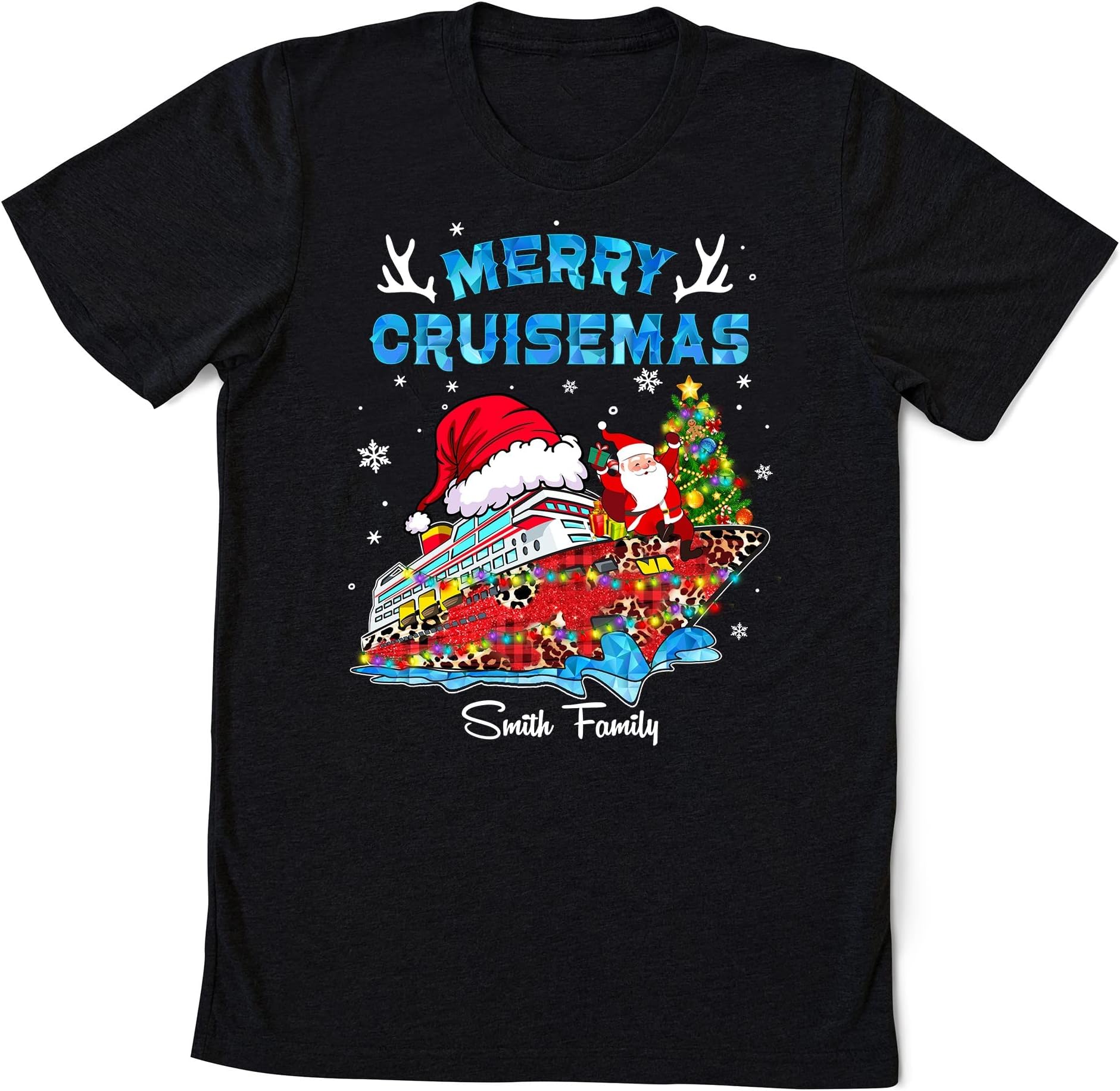 Custom Family Merry Cruisemas Shirt, Christmas Holidays Shirt, Cruising Xmas Shirt, Christmas Cruise Trip, Christmas Party Gift Shirt,Family Cruise Multicolored