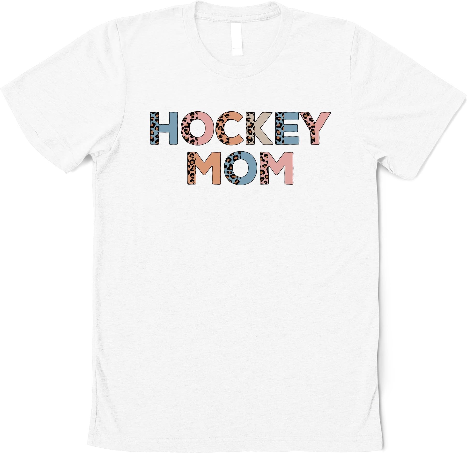 Hockey Mom T-Shirt, Hockey Mama Shirt for Women, Hockey Gifit for Mom, Hockey Lover Tee Multicolored