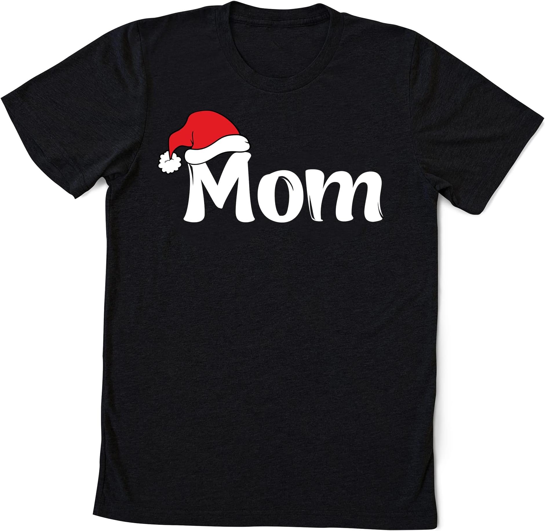 Custom Name with Santa Hat Christmas Family Shirts, Personalized 2021 Merry Christmas Family Shirt, Christmas Family Matching Shirt, Shirt Multicolored