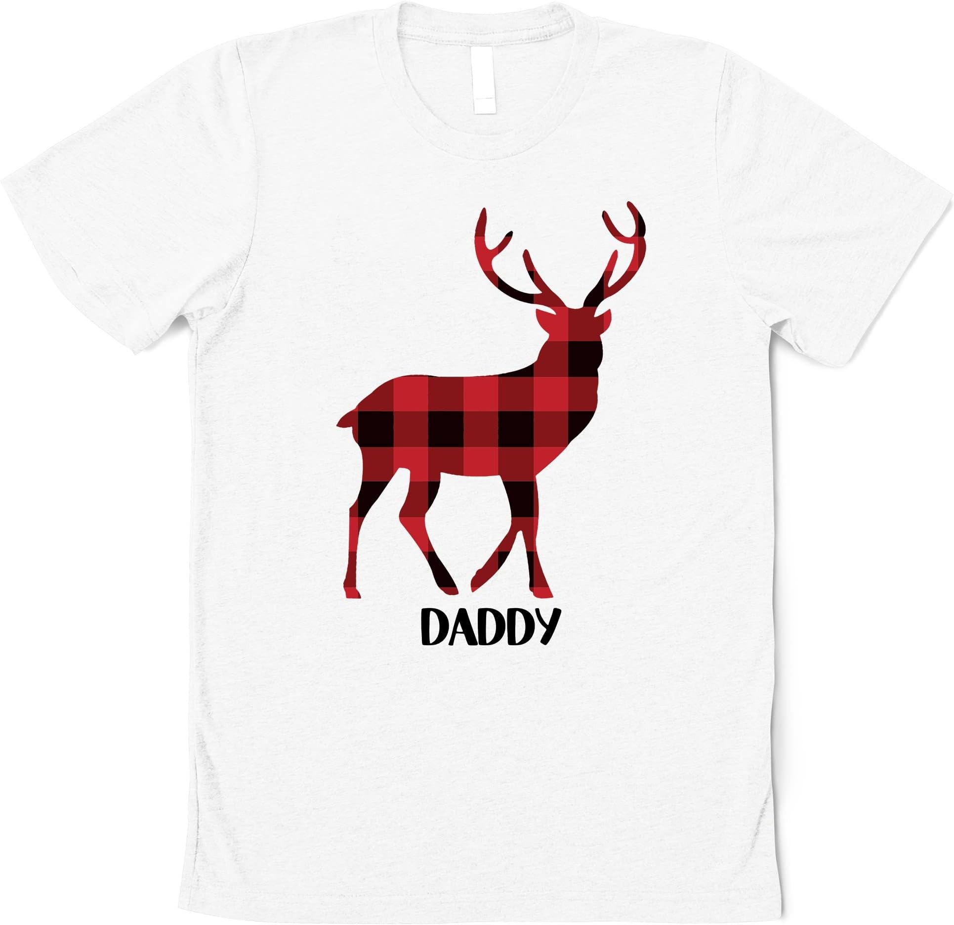 Christmas Reindeer T-Shirt, Matching Family Christmas Shirt, Family Christmas Shirt, Rudolph Shirt Shirt, Custom Name Mommy Daddy Tee Multicolored