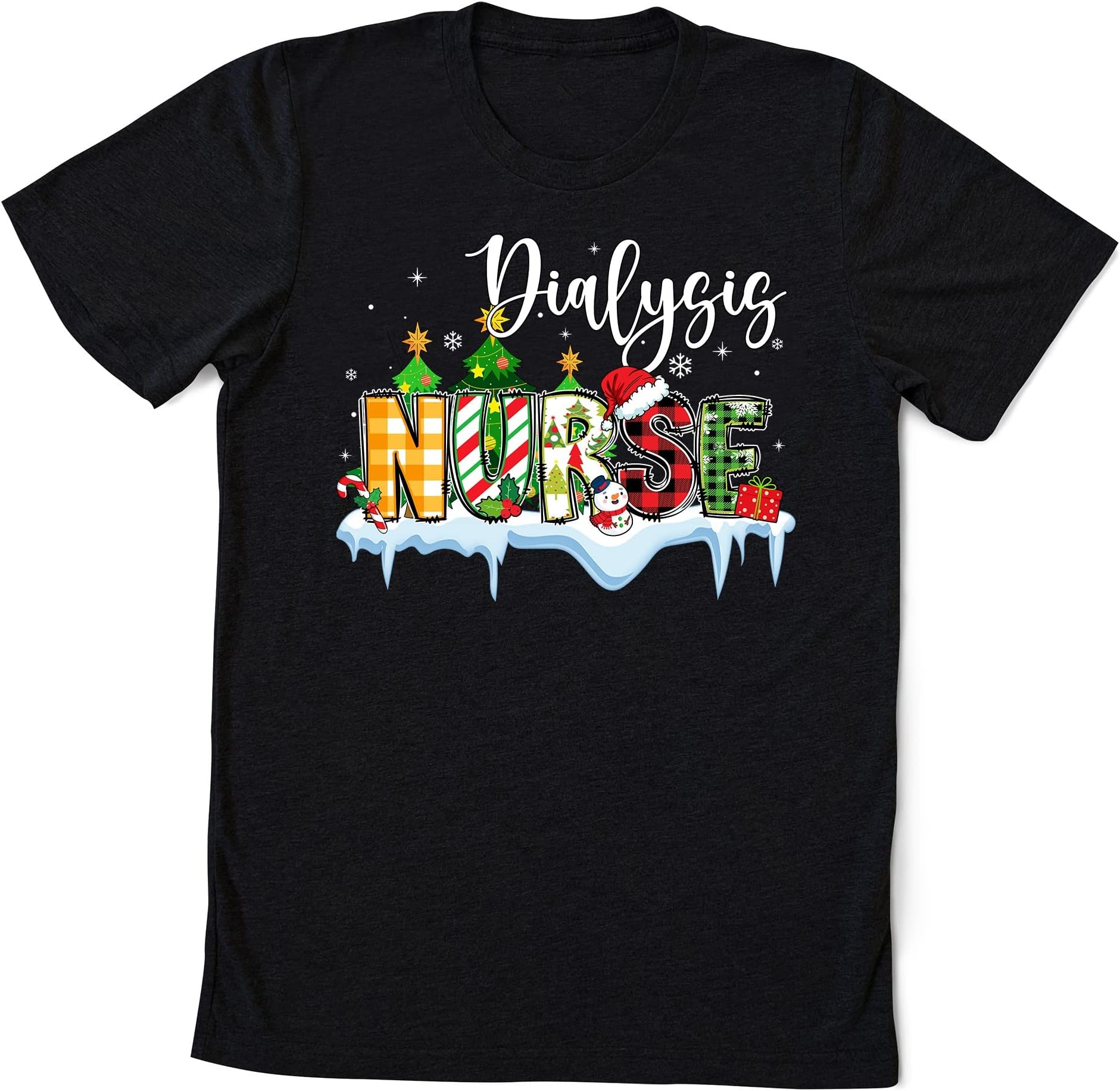 Dialysis Nurse Christmas Shirt, Xmas Nephrology Tee, Noel Nephrologist Shirt,Dialysis Tee Multicolored
