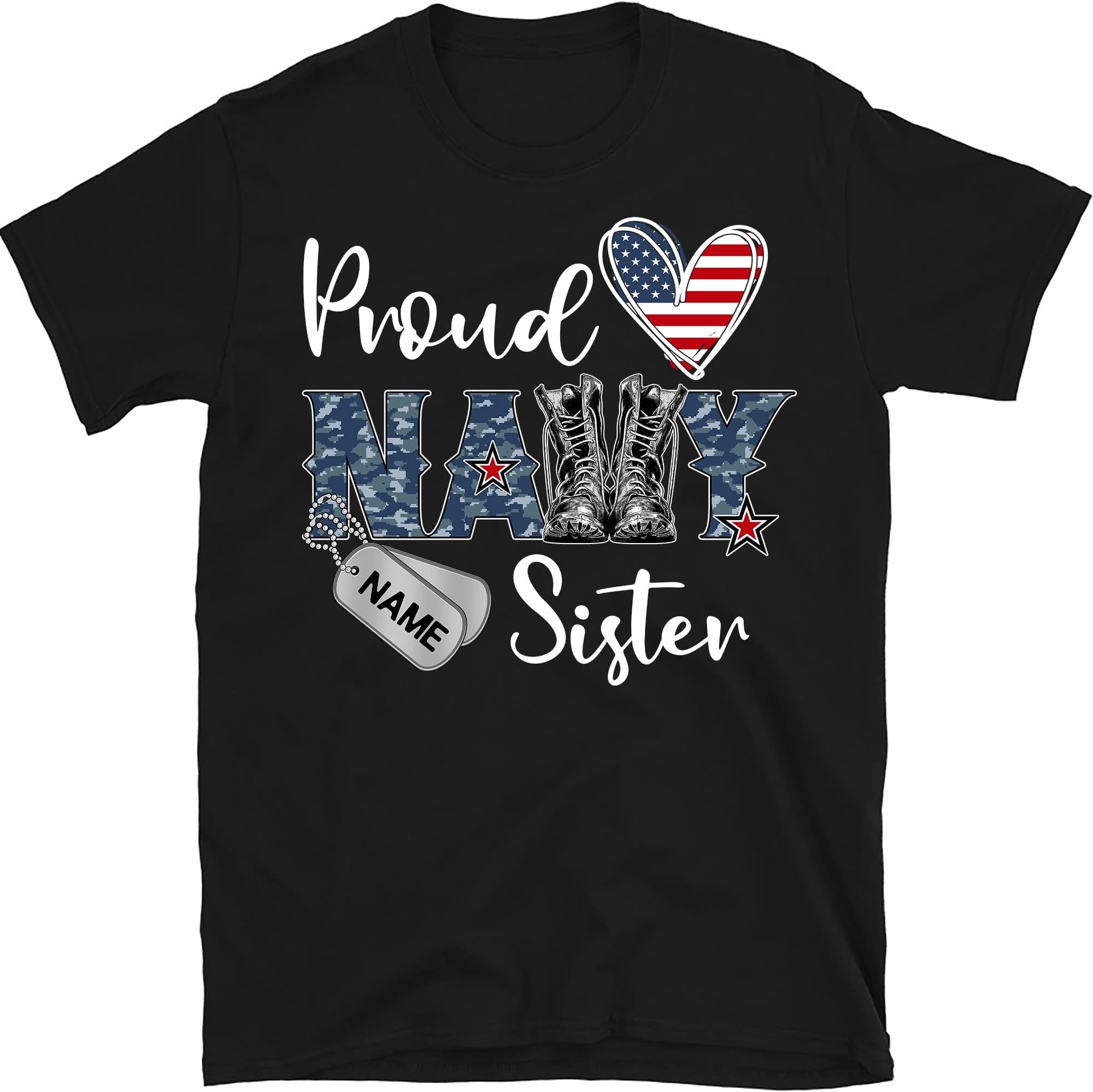Proud Navy Mom Shirt, Navy Graduation Shirt, Navy Camp Shirt, Proud Navy Family Shirt, Sailor Shirt, Custom Navy Shirt, Solidier Gift